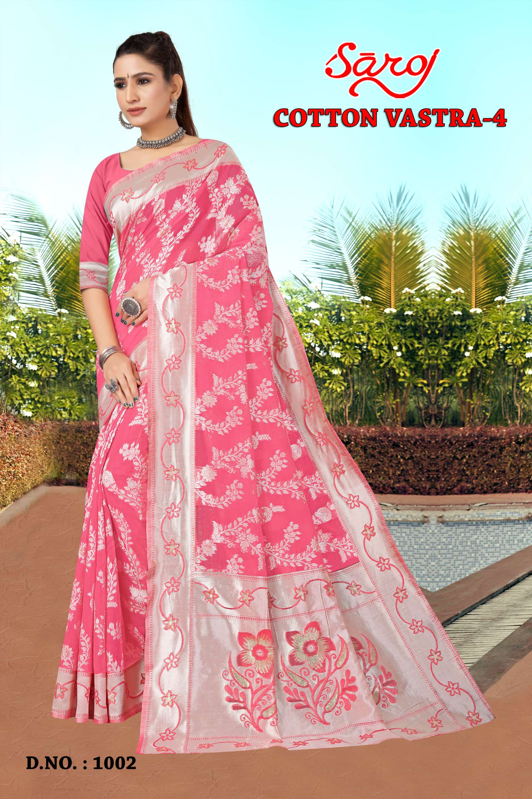 saroj textile presents Cotton vastra vol 4 banarasi sarees catalogue