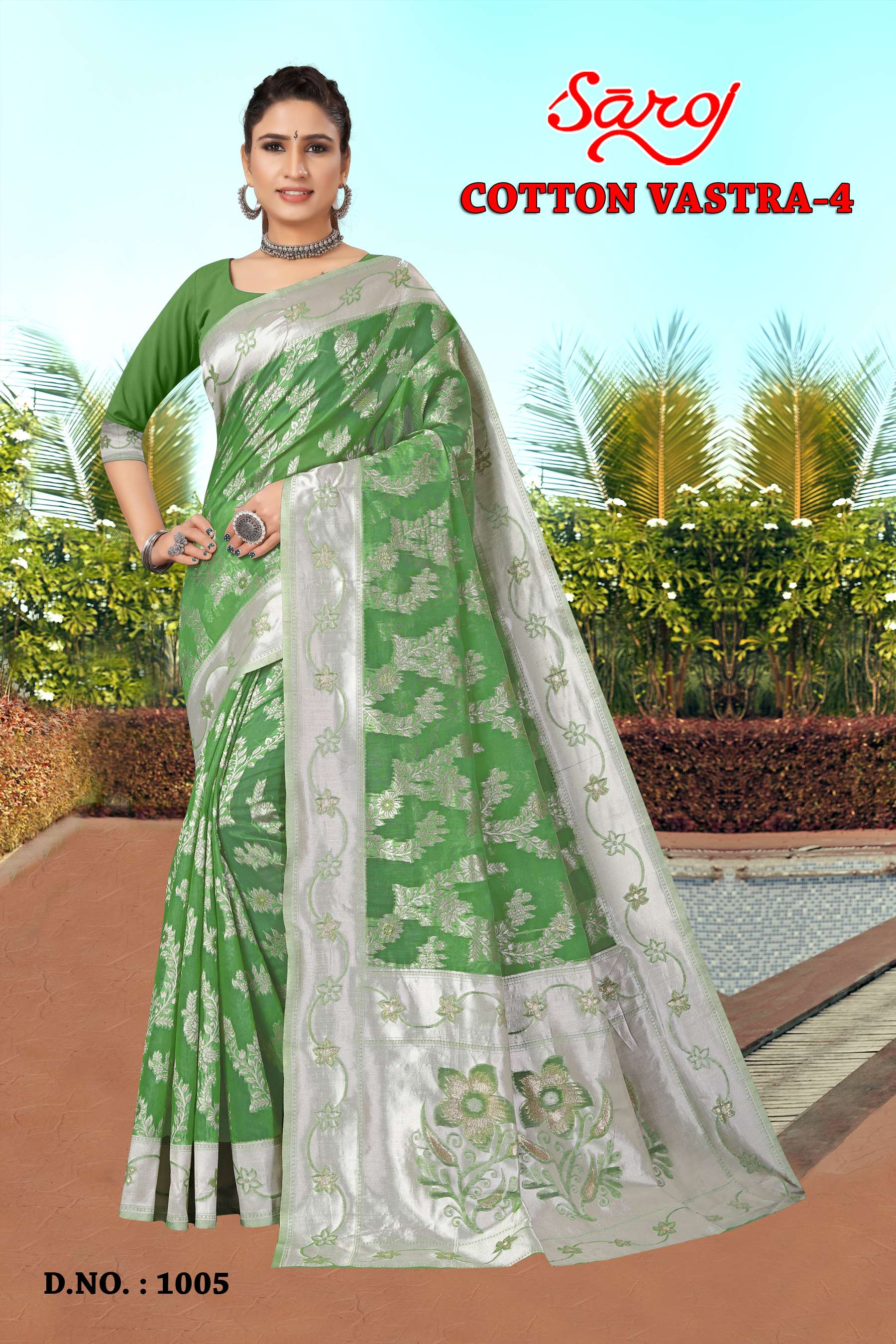 saroj textile presents Cotton vastra vol 4 banarasi sarees catalogue