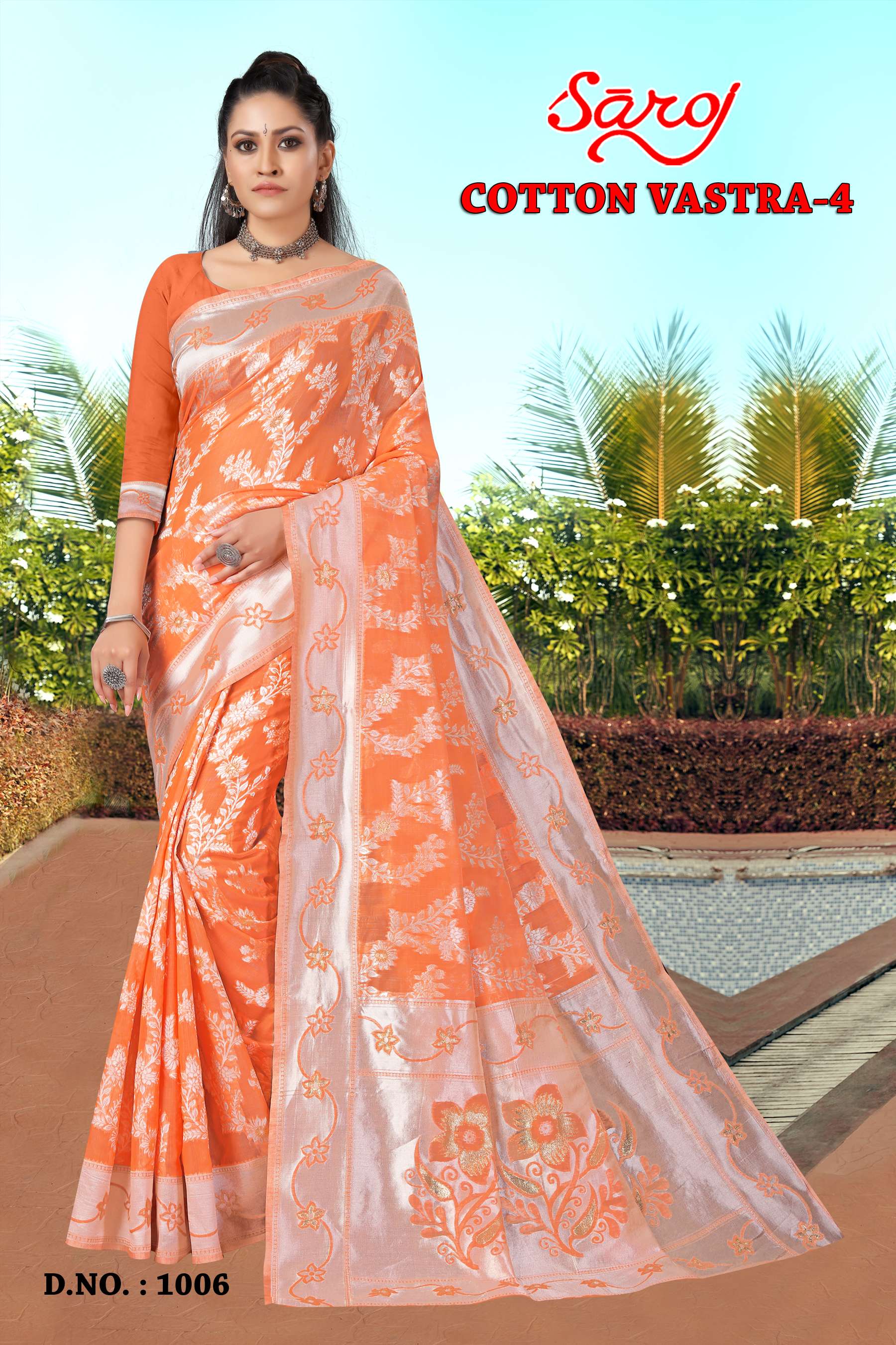saroj textile presents Cotton vastra vol 4 banarasi sarees catalogue