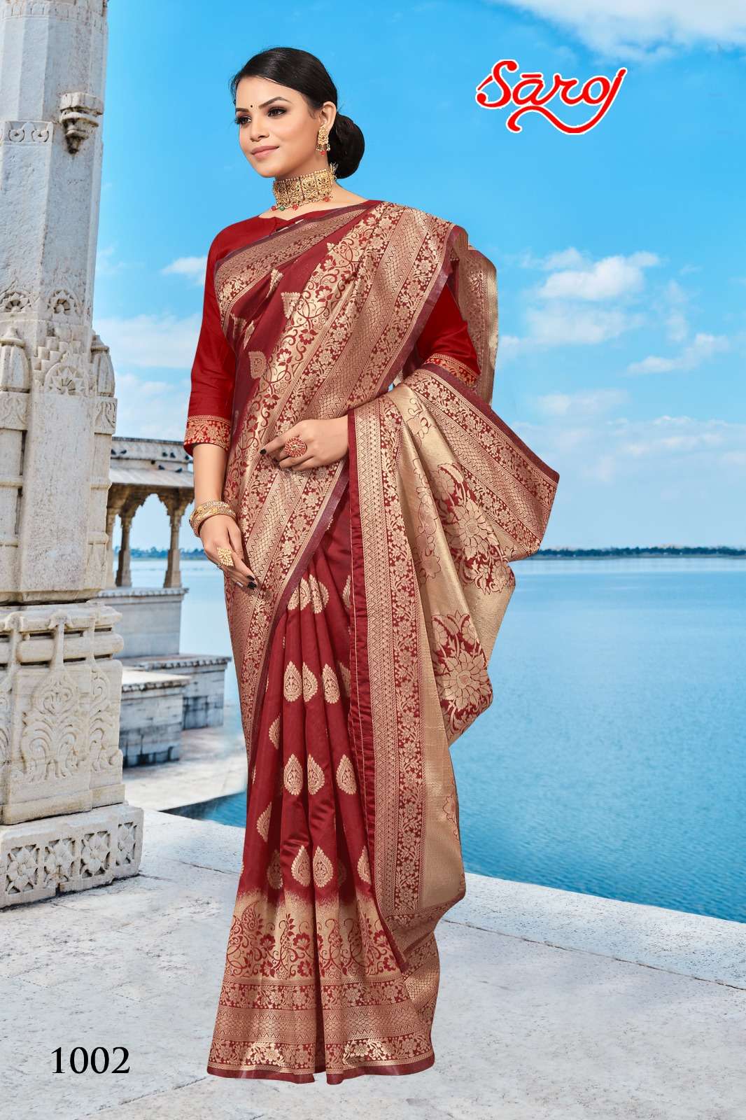Saroj textile presents Kaamya vol 1 banarasi sarees catalogue
