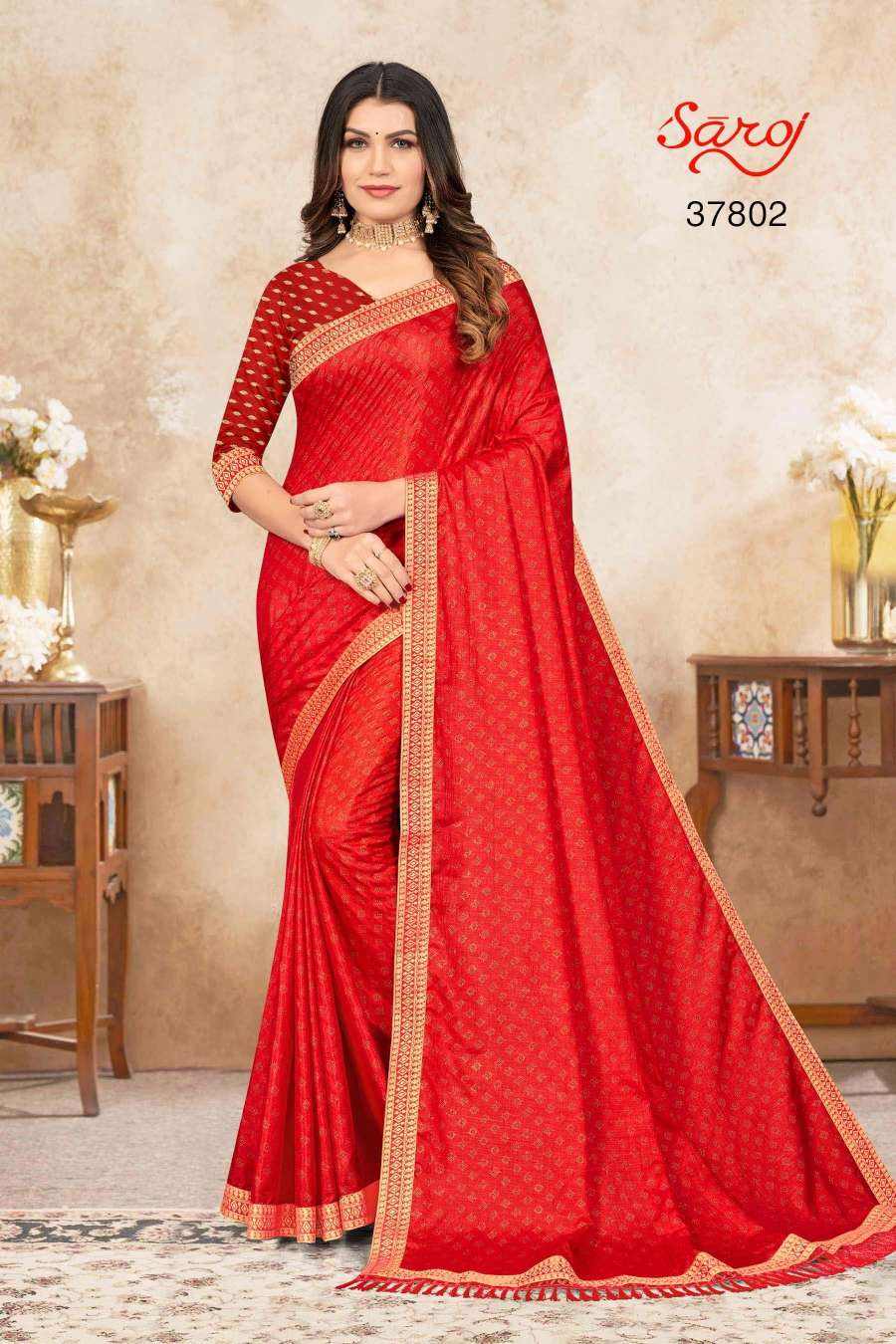 Saroj textile presents Limelight combo 1 Designer sarees catalogue