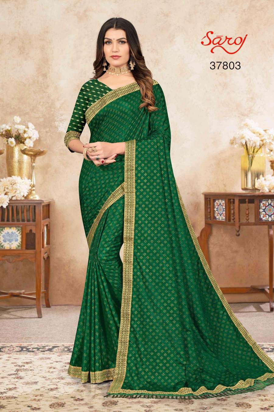 Saroj textile presents Limelight combo 1 Designer sarees catalogue