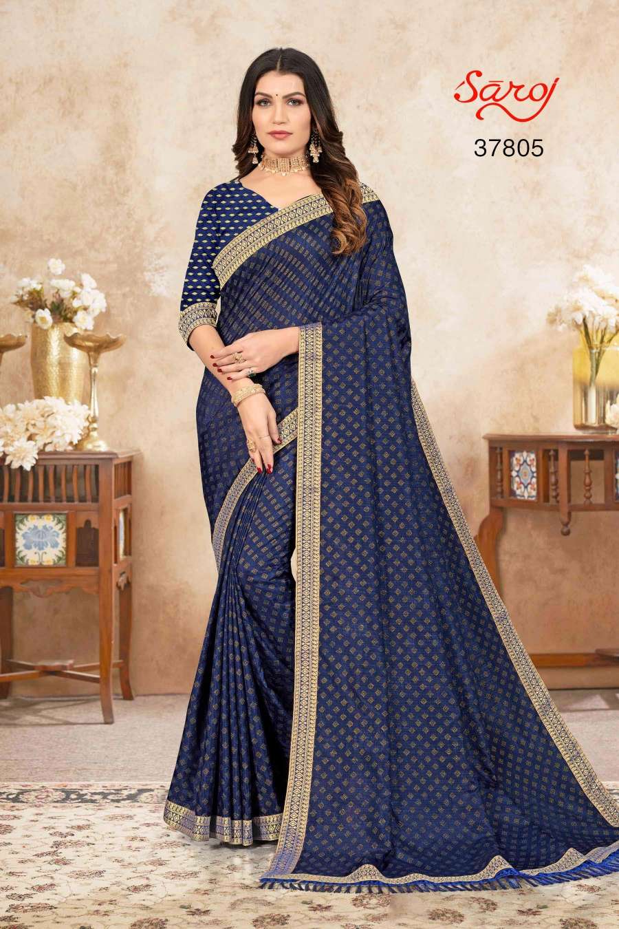 Saroj textile presents Limelight combo 1 Designer sarees catalogue