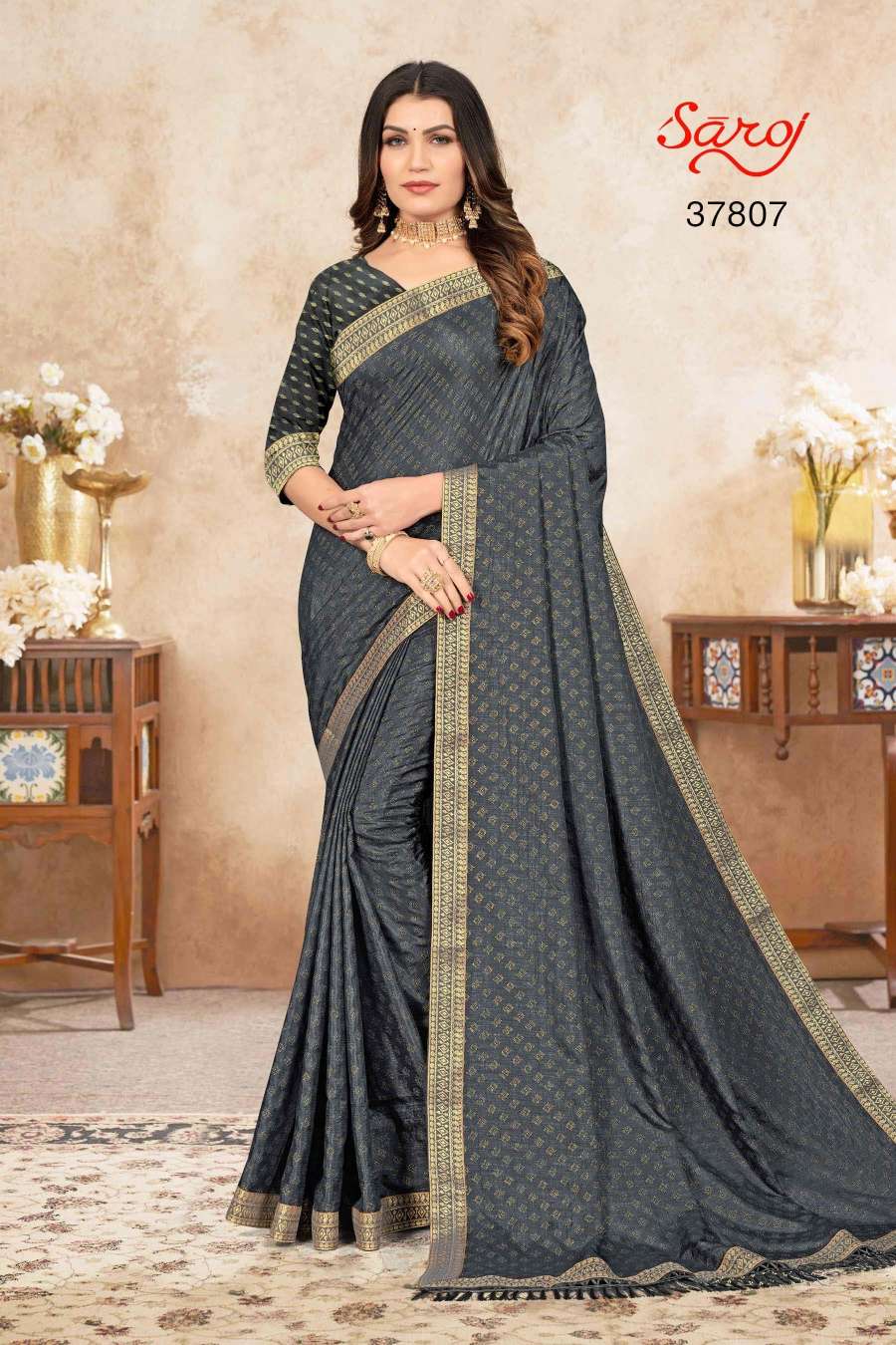 Saroj textile presents Limelight combo 1 Designer sarees catalogue