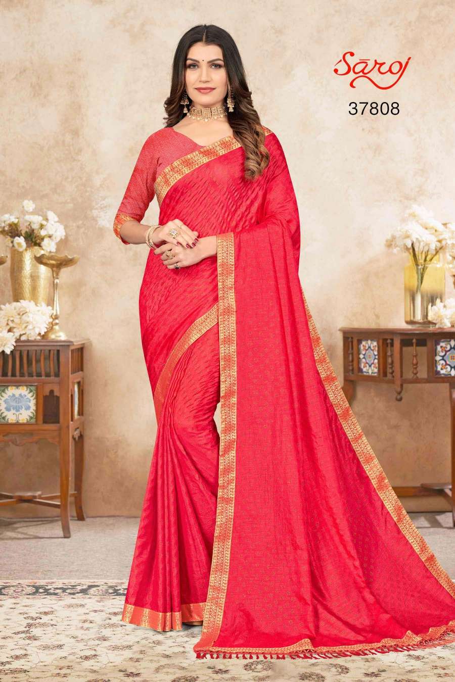 Saroj textile presents Limelight combo 1 Designer sarees catalogue