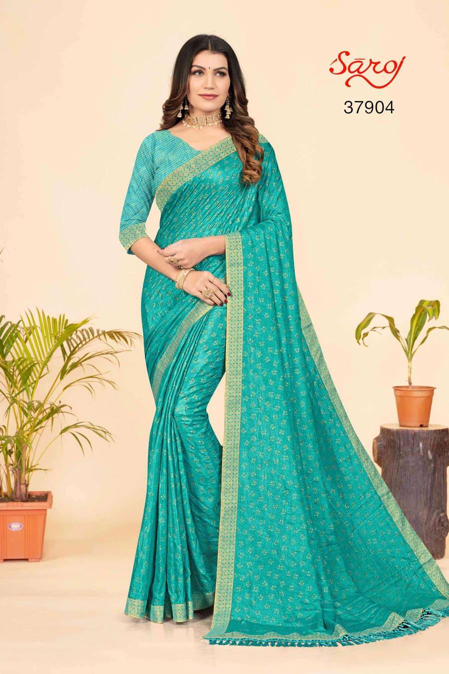 Saroj textile presents Limelight combo 2 Designer sarees catalogue