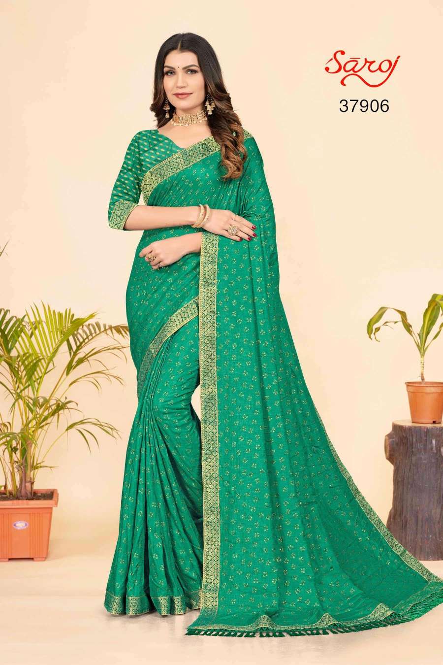 Saroj textile presents Limelight combo 2 Designer sarees catalogue