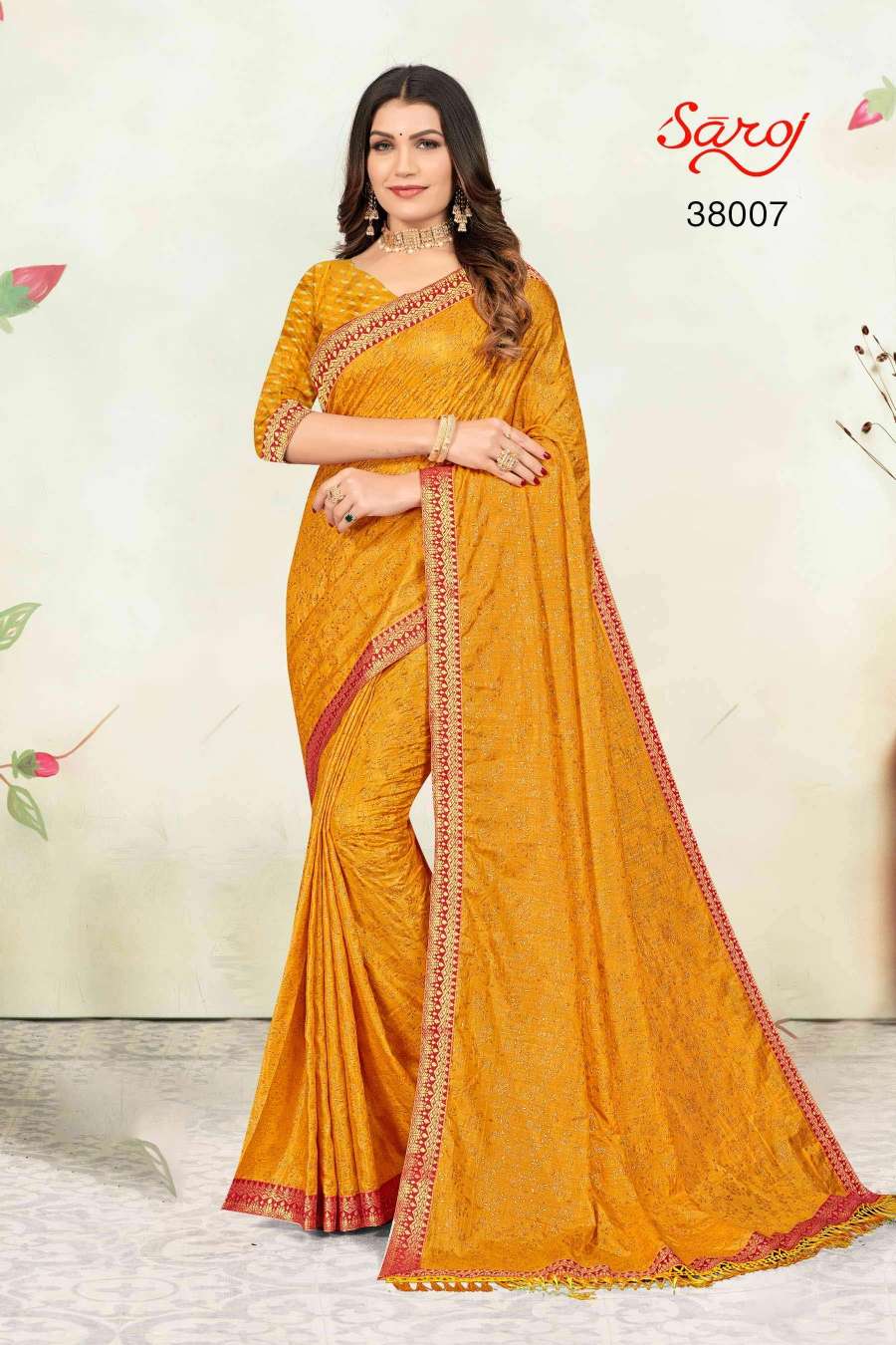 Saroj textile presents Limelight combo 3 Designer sarees catalogue