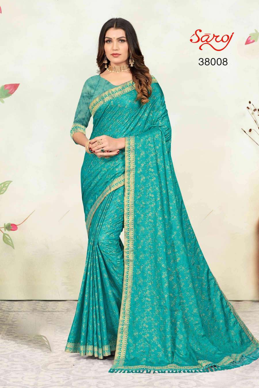 Saroj textile presents Limelight combo 3 Designer sarees catalogue