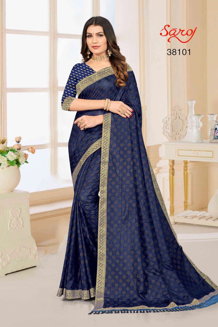 Saroj textile presents Limelight combo 4 Designer sarees catalogue