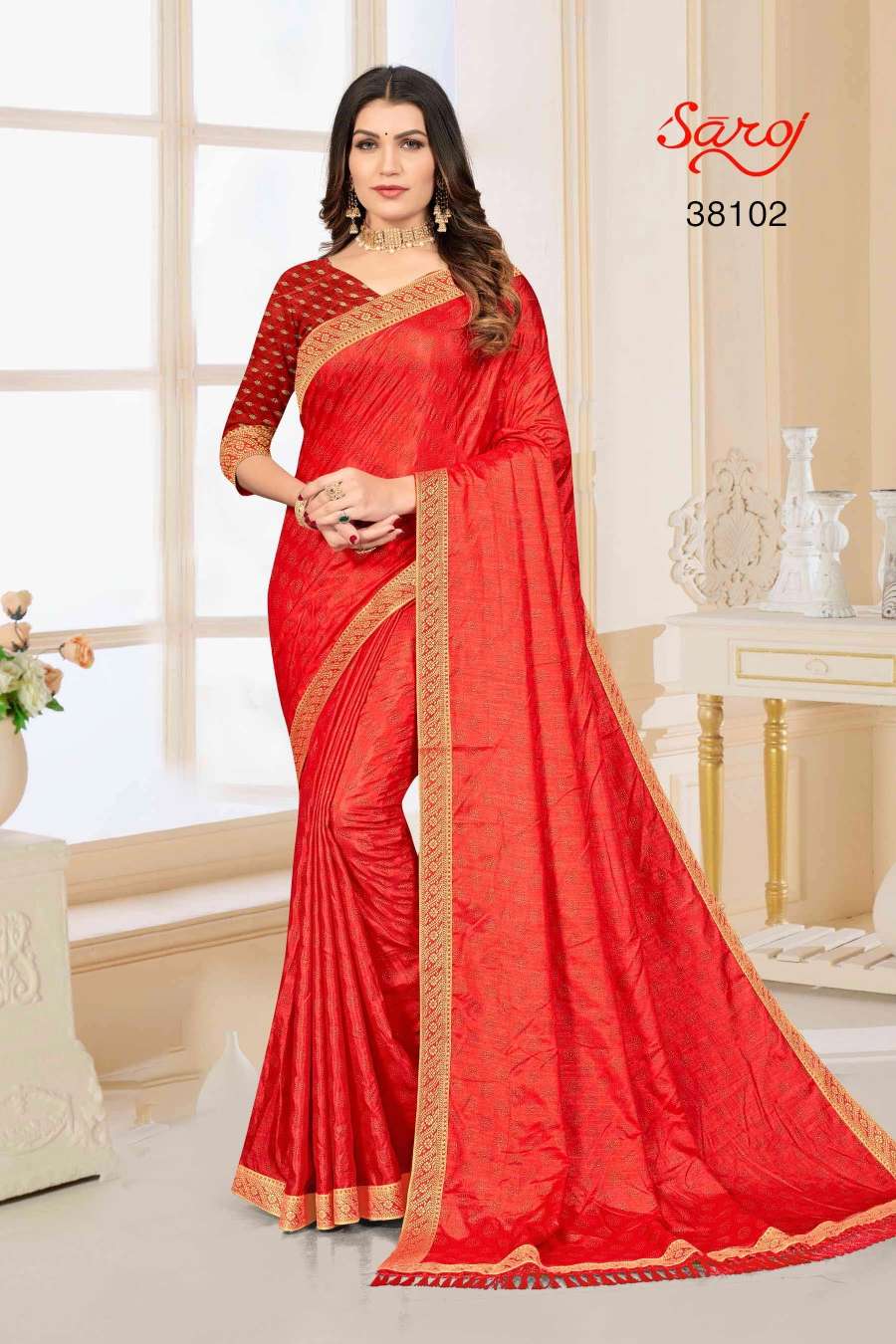 Saroj textile presents Limelight combo 4 Designer sarees catalogue