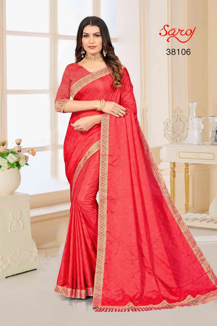 Saroj textile presents Limelight combo 4 Designer sarees catalogue