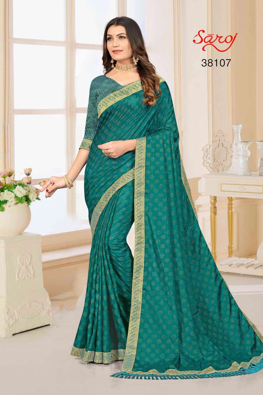 Saroj textile presents Limelight combo 4 Designer sarees catalogue