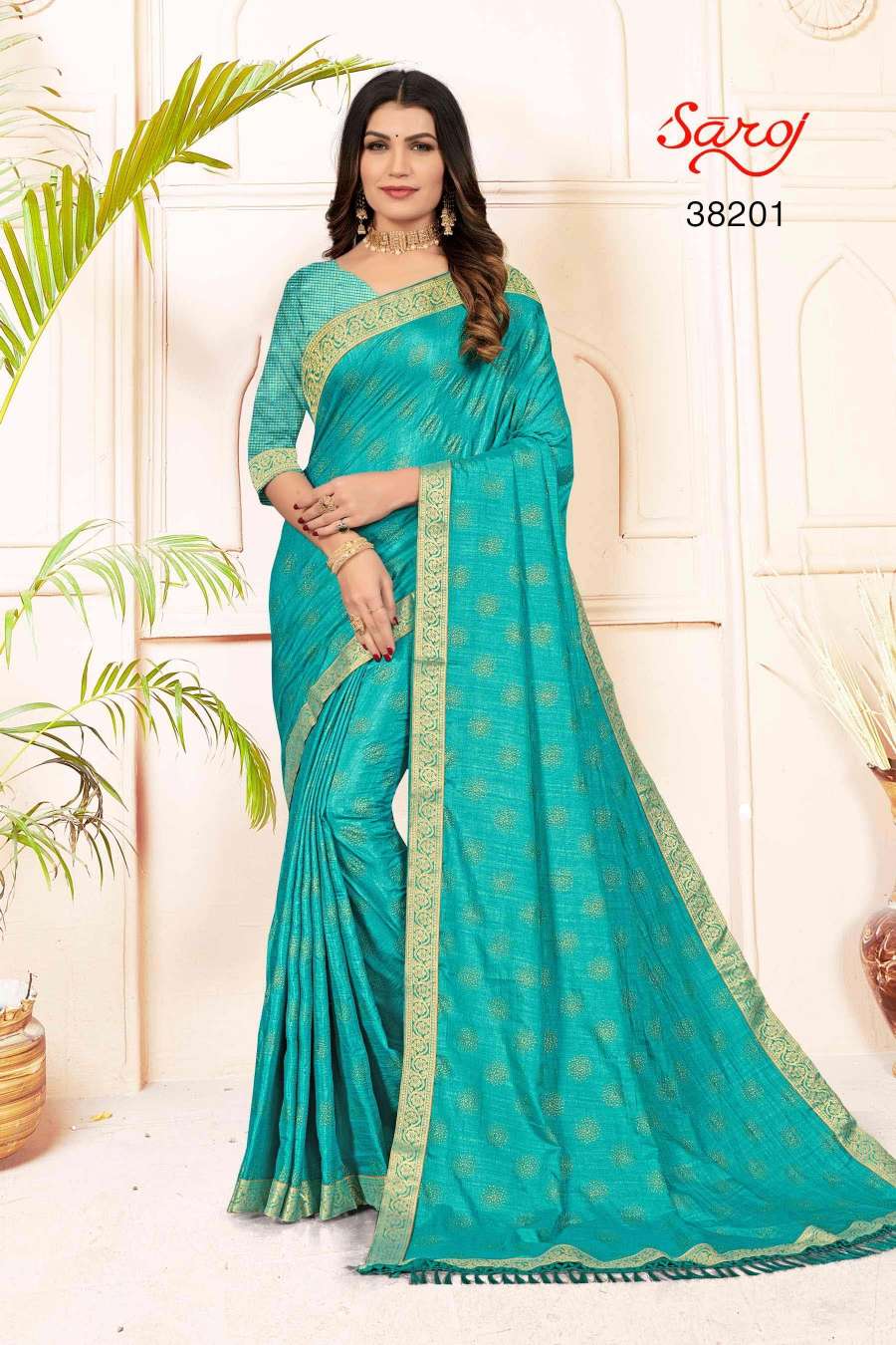 Saroj textile presents Limelight combo 5 Designer sarees catalogue