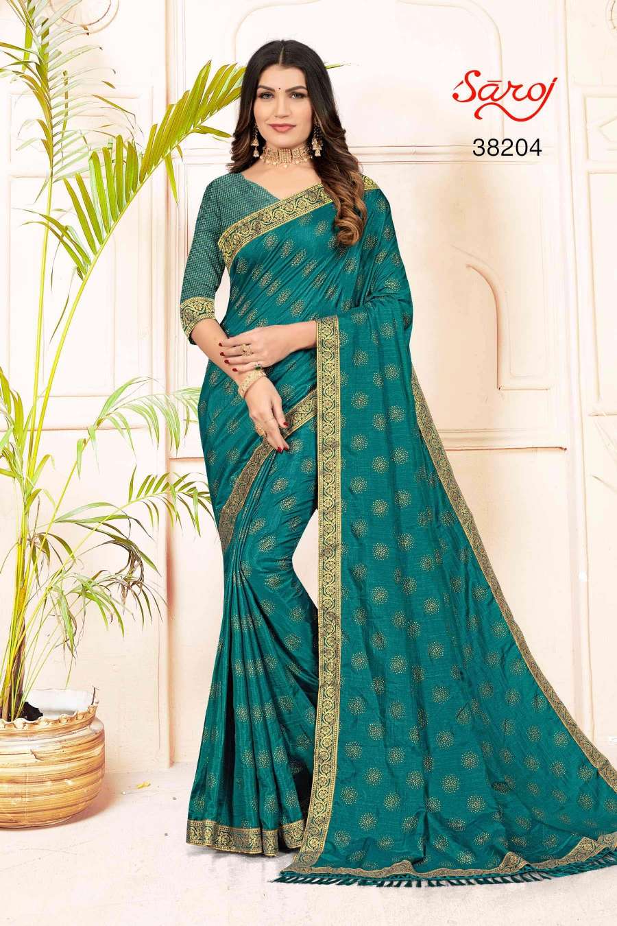 Saroj textile presents Limelight combo 5 Designer sarees catalogue