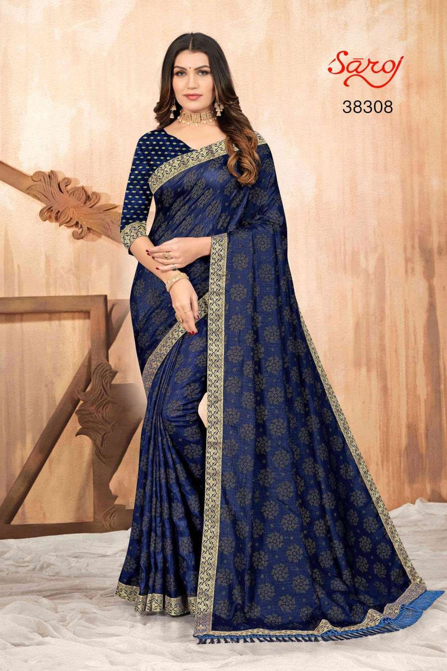 Saroj textile presents Limelight combo 6 Designer sarees catalogue