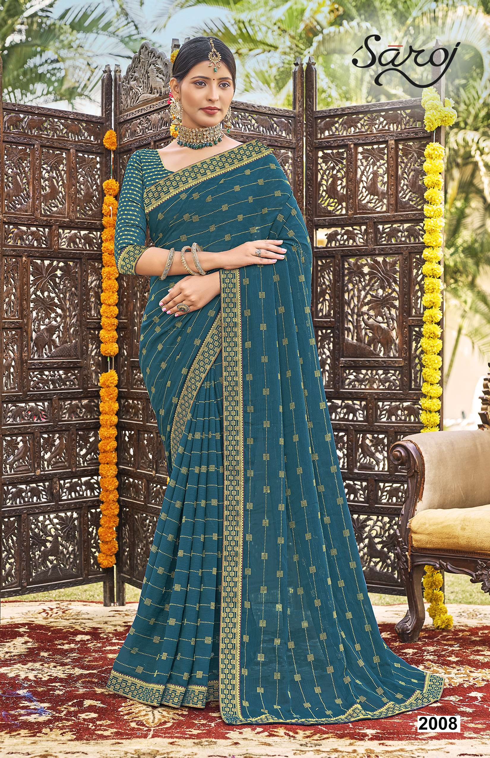Saroj textile presents Madhubani vol 2 casual sarees catalogue