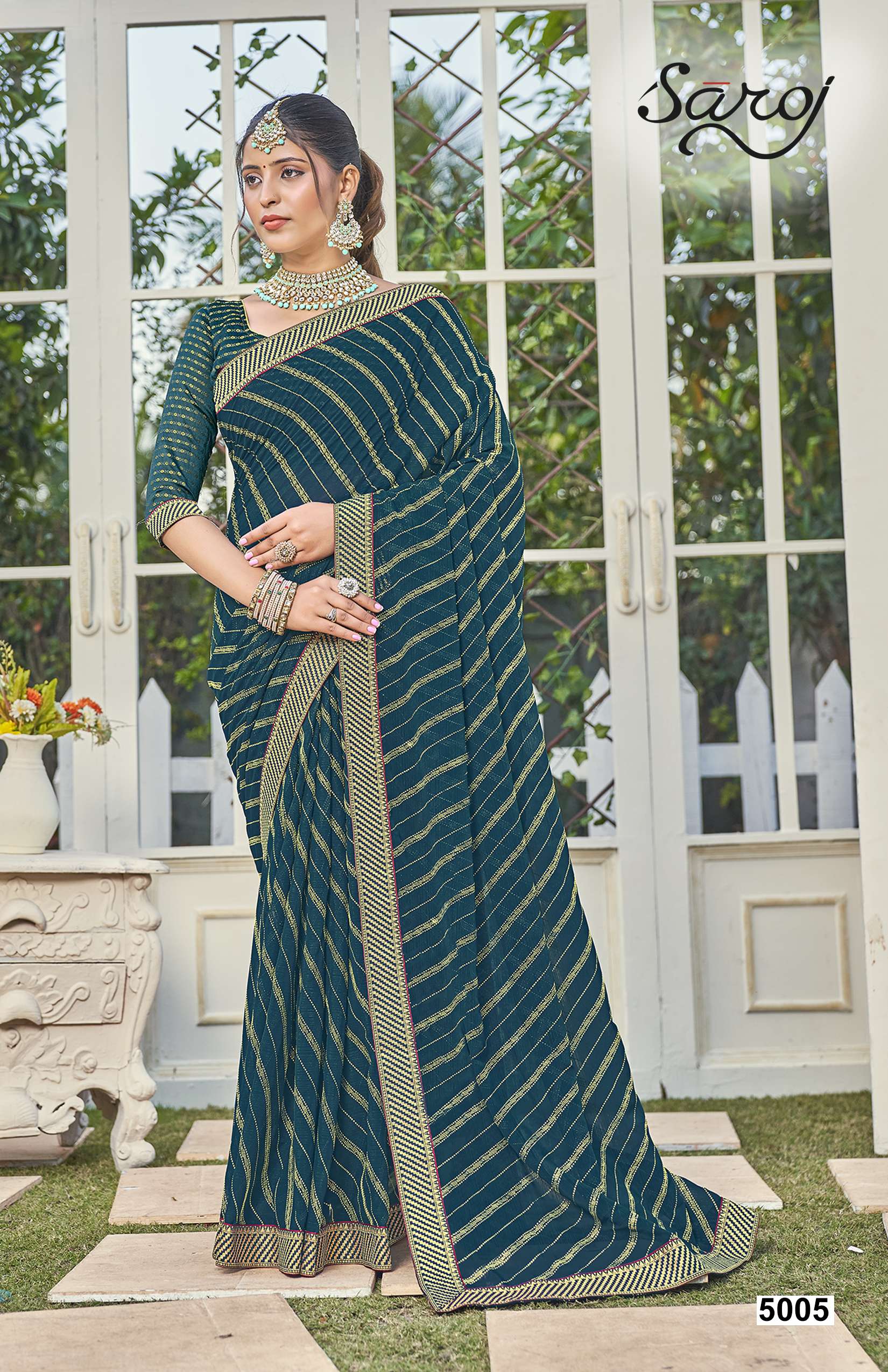 Saroj textile presents Madhubani Vol 5 casual sarees catalogue