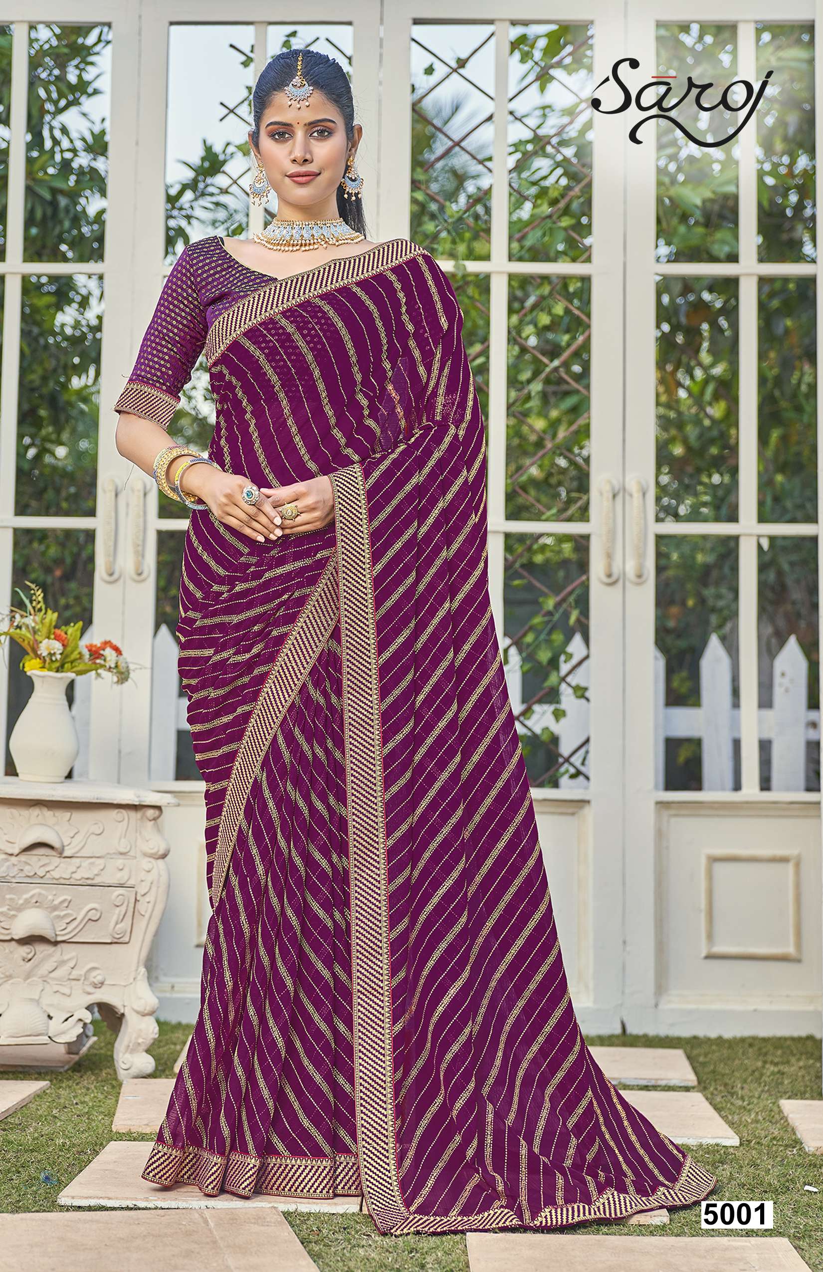 Saroj textile presents Madhubani Vol 5 casual sarees catalogue