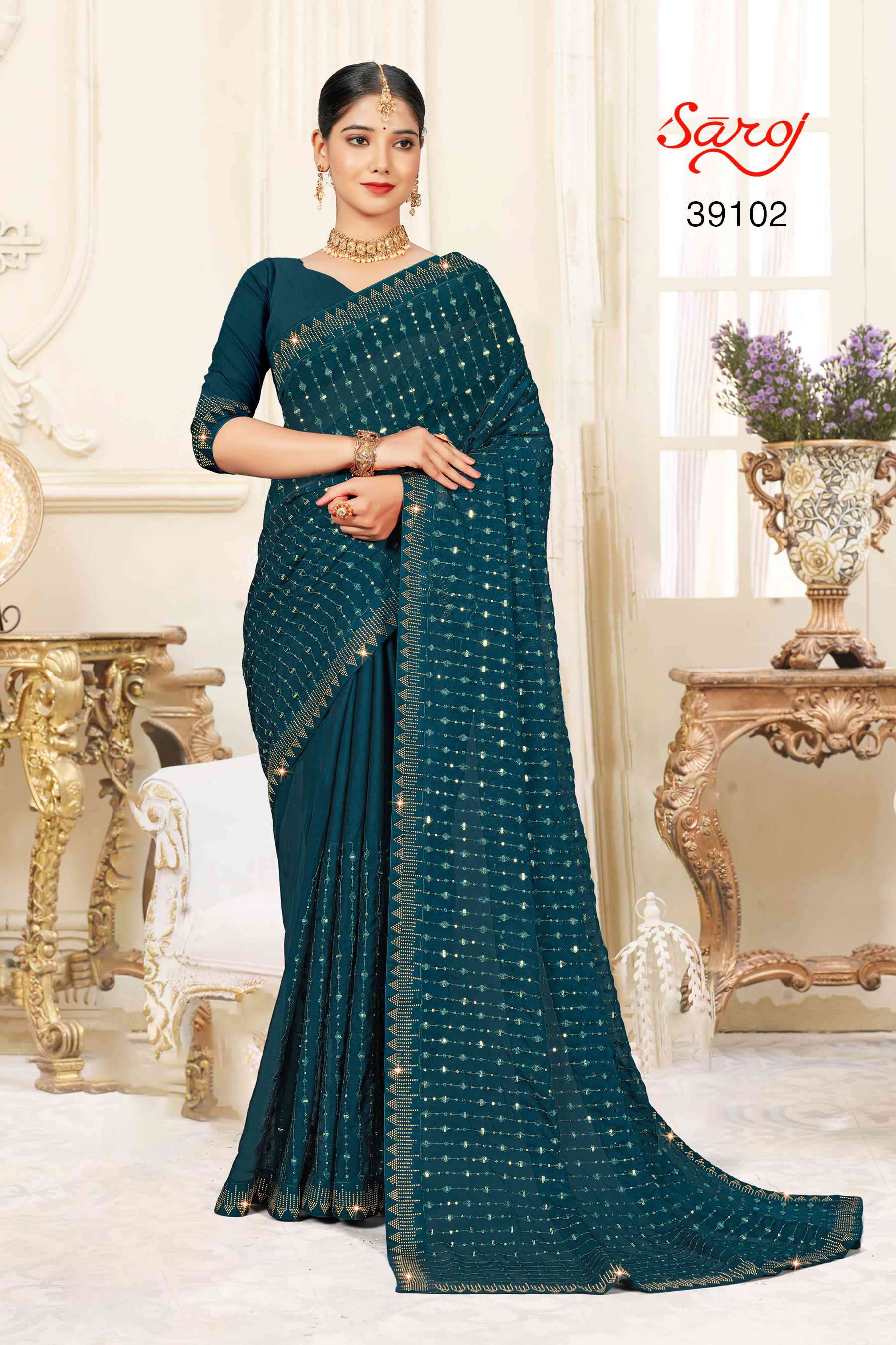 Saroj textile presents Mast Kali Desingner sarees catalogue