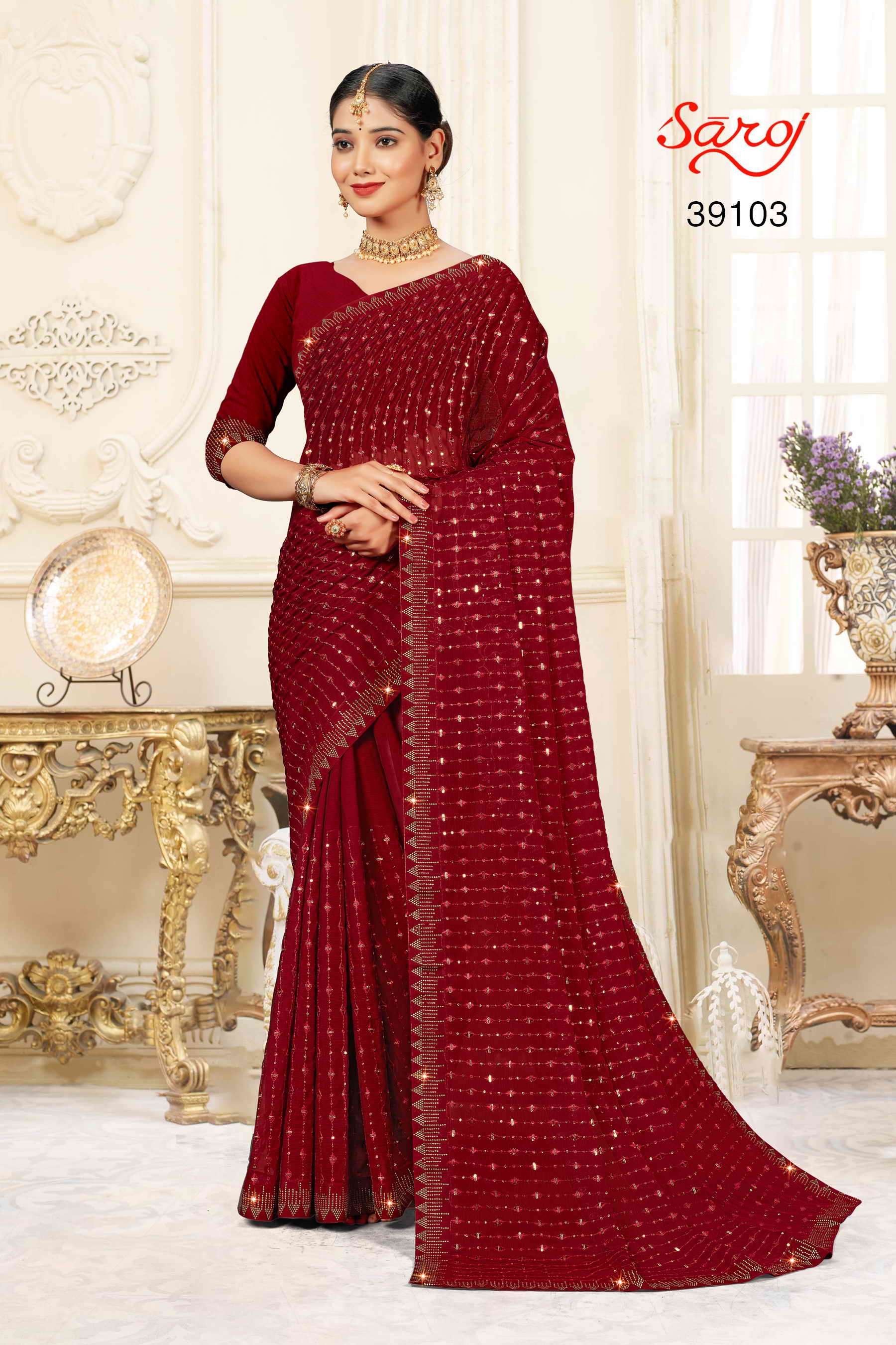Saroj textile presents Mast Kali Desingner sarees catalogue