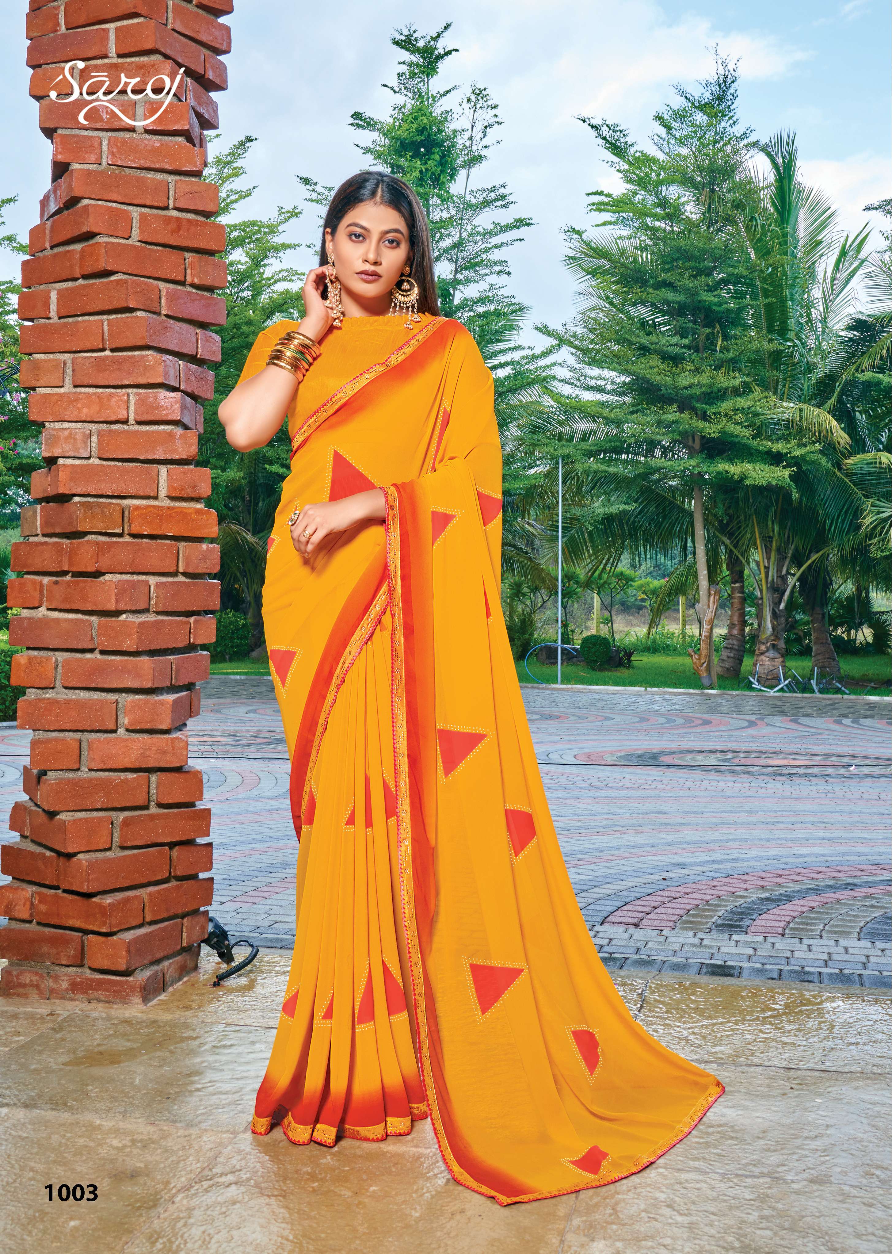 Saroj textile presents Nagme casual sarees catalogue