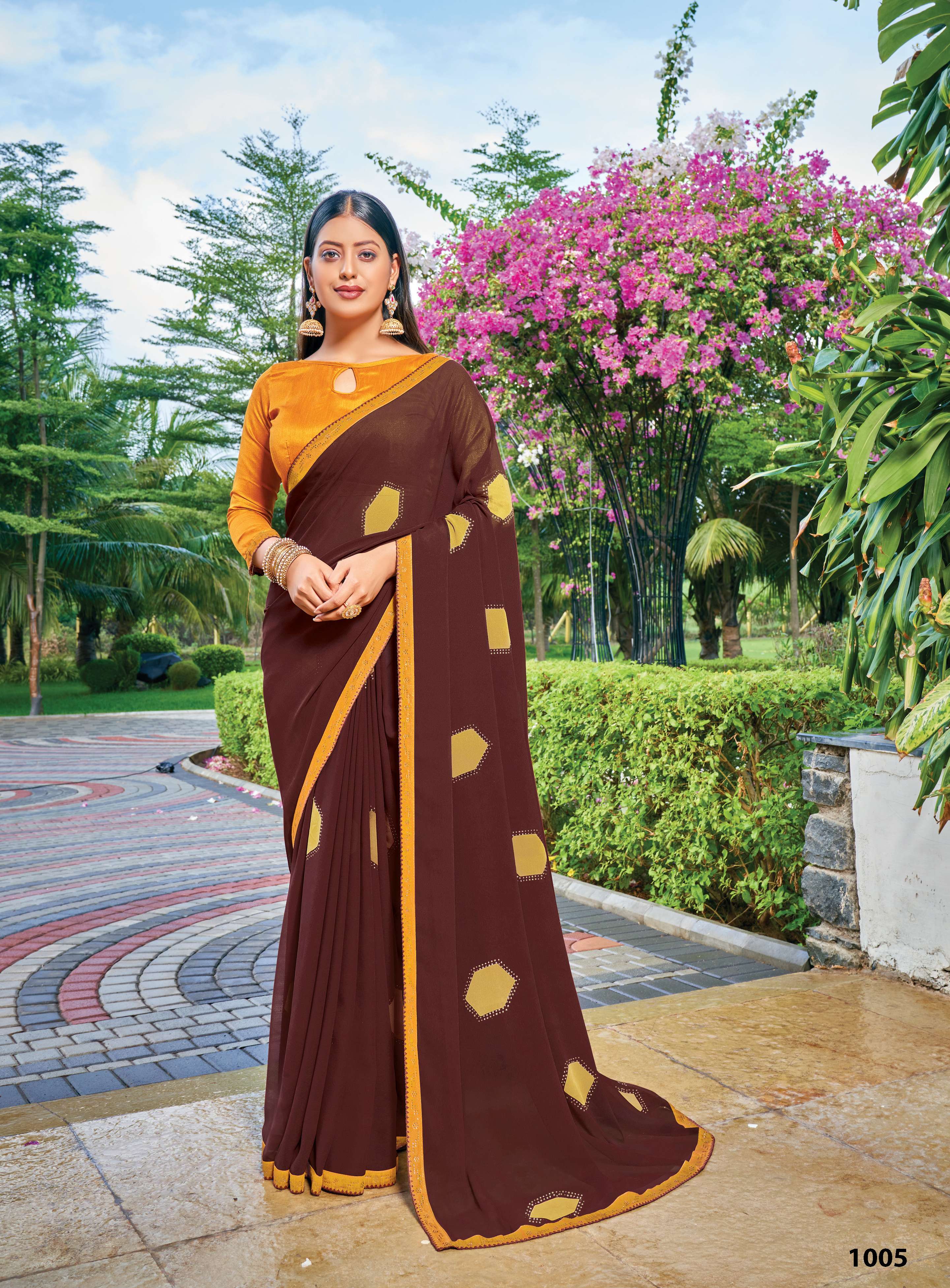 Saroj textile presents Nagme casual sarees catalogue