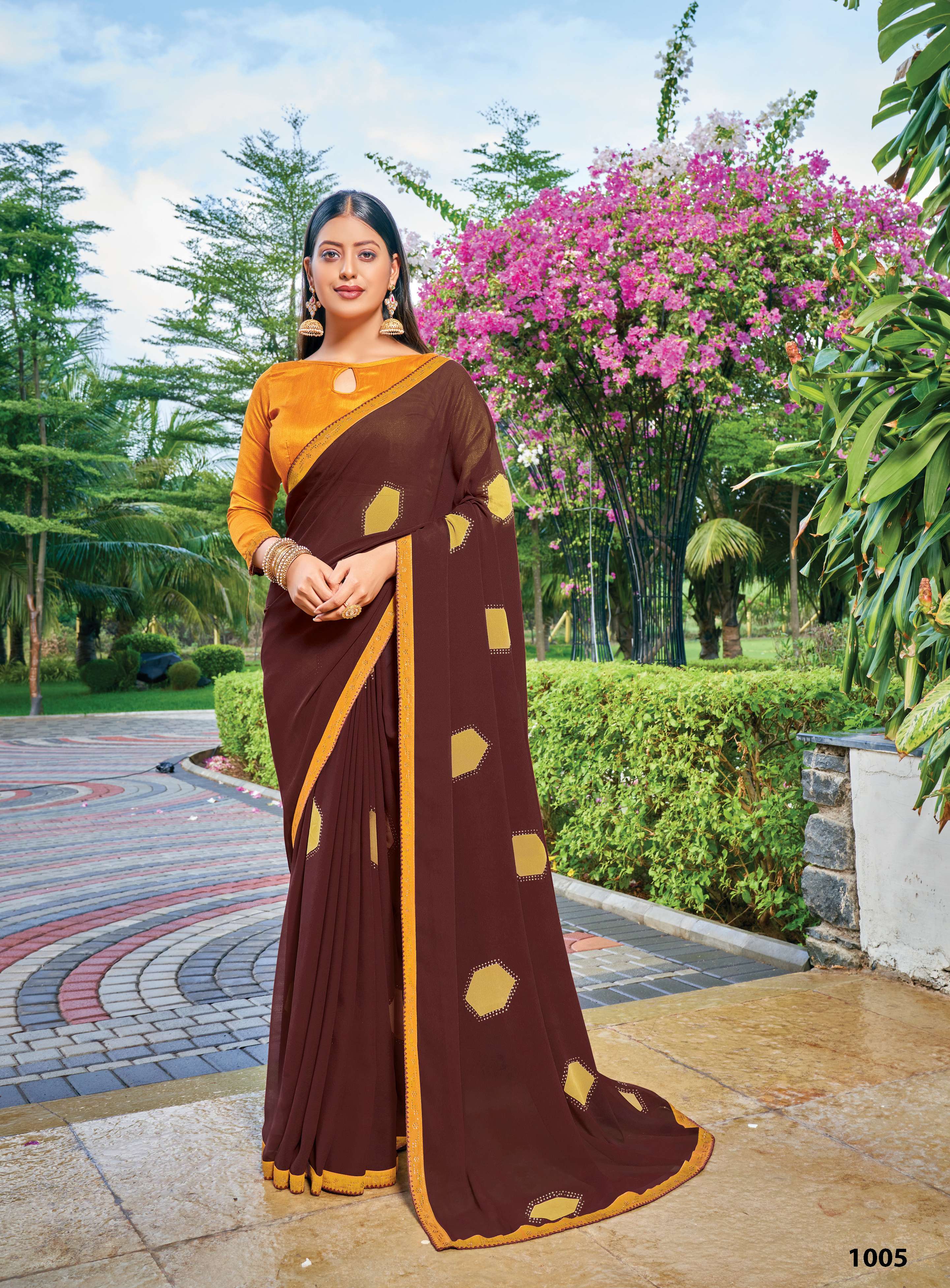 Saroj textile presents Nagme printed sarees catalogue