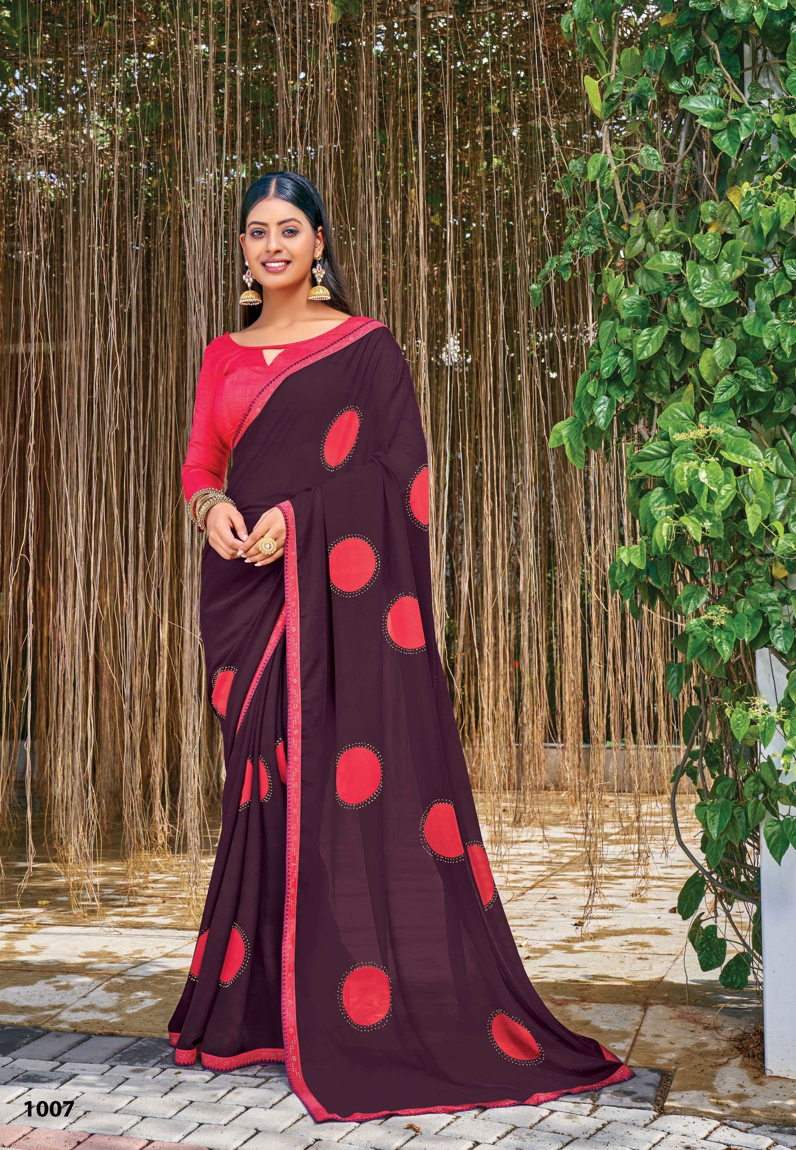 Saroj textile presents Nagme printed sarees catalogue