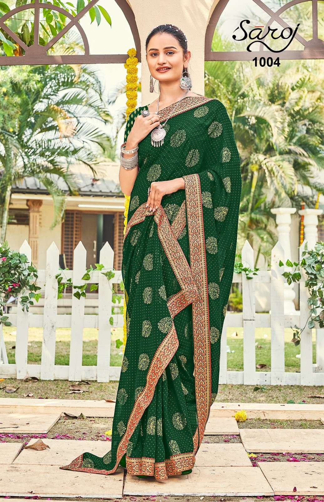 Saroj textile presents Priyalaxmi printed sarees catalogue