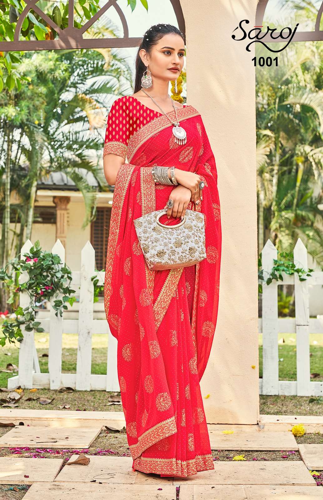 Saroj textile presents Priyalaxmi printed sarees catalogue
