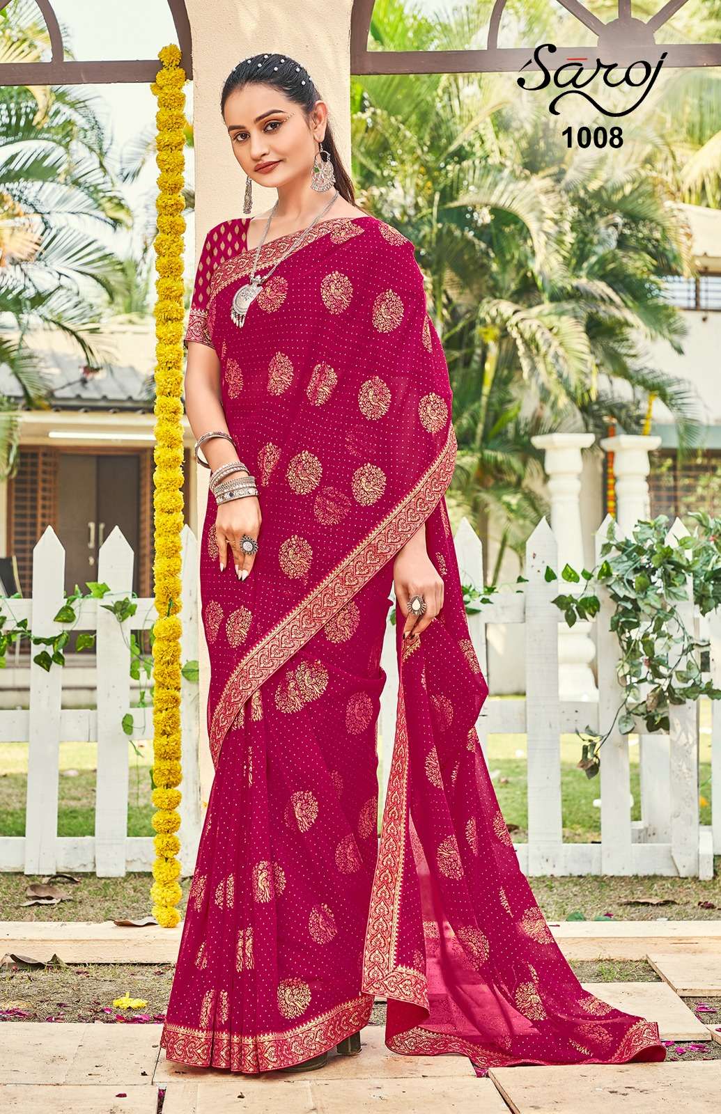 Saroj textile presents Priyalaxmi printed sarees catalogue