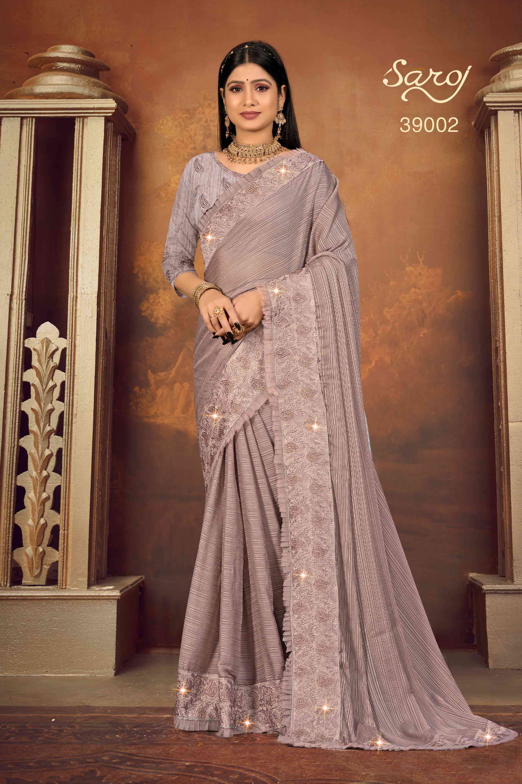Saroj textile presents Saathiya Designer sarees catalogue