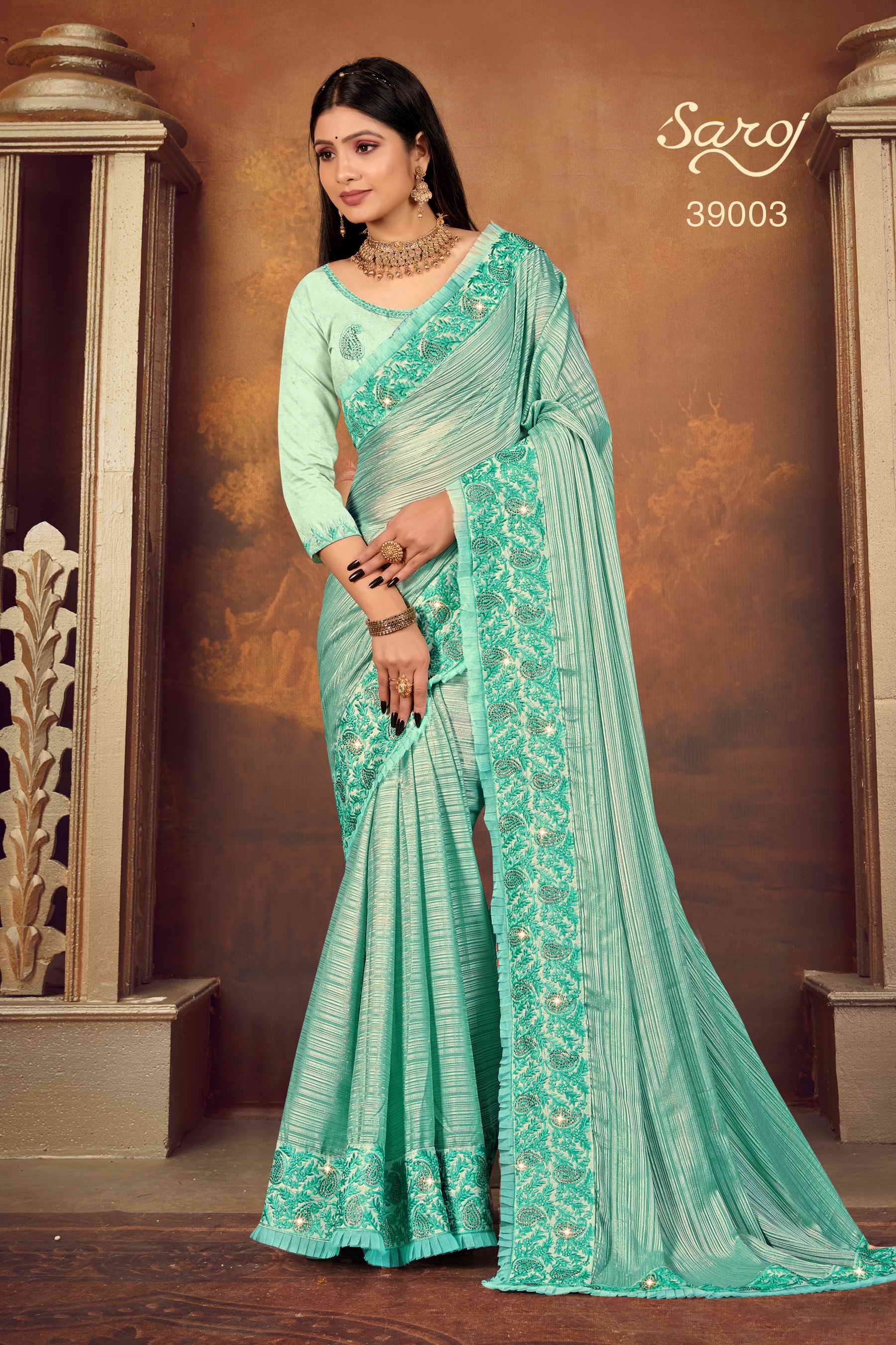 Saroj textile presents Saathiya Designer sarees catalogue