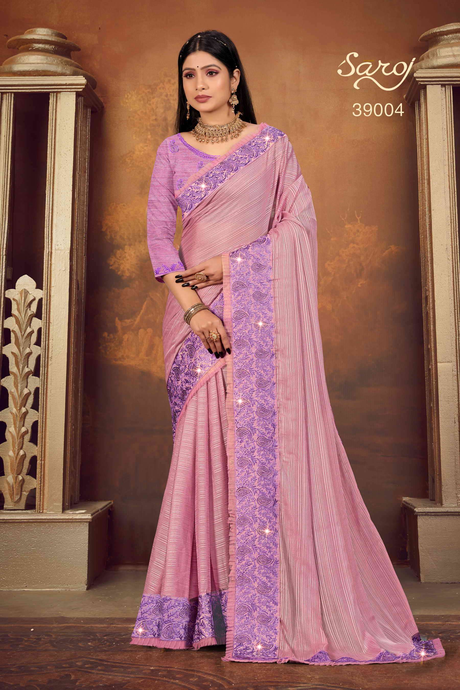 Saroj textile presents Saathiya Designer sarees catalogue