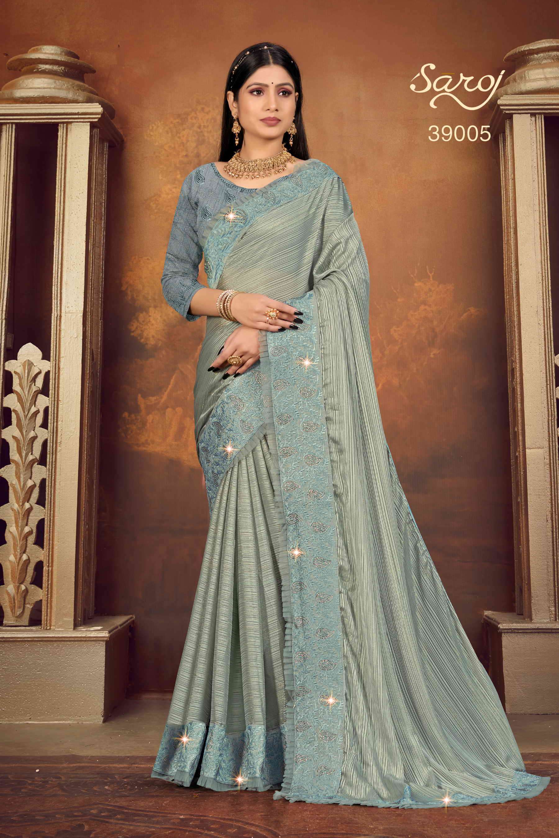 Saroj textile presents Saathiya Designer sarees catalogue