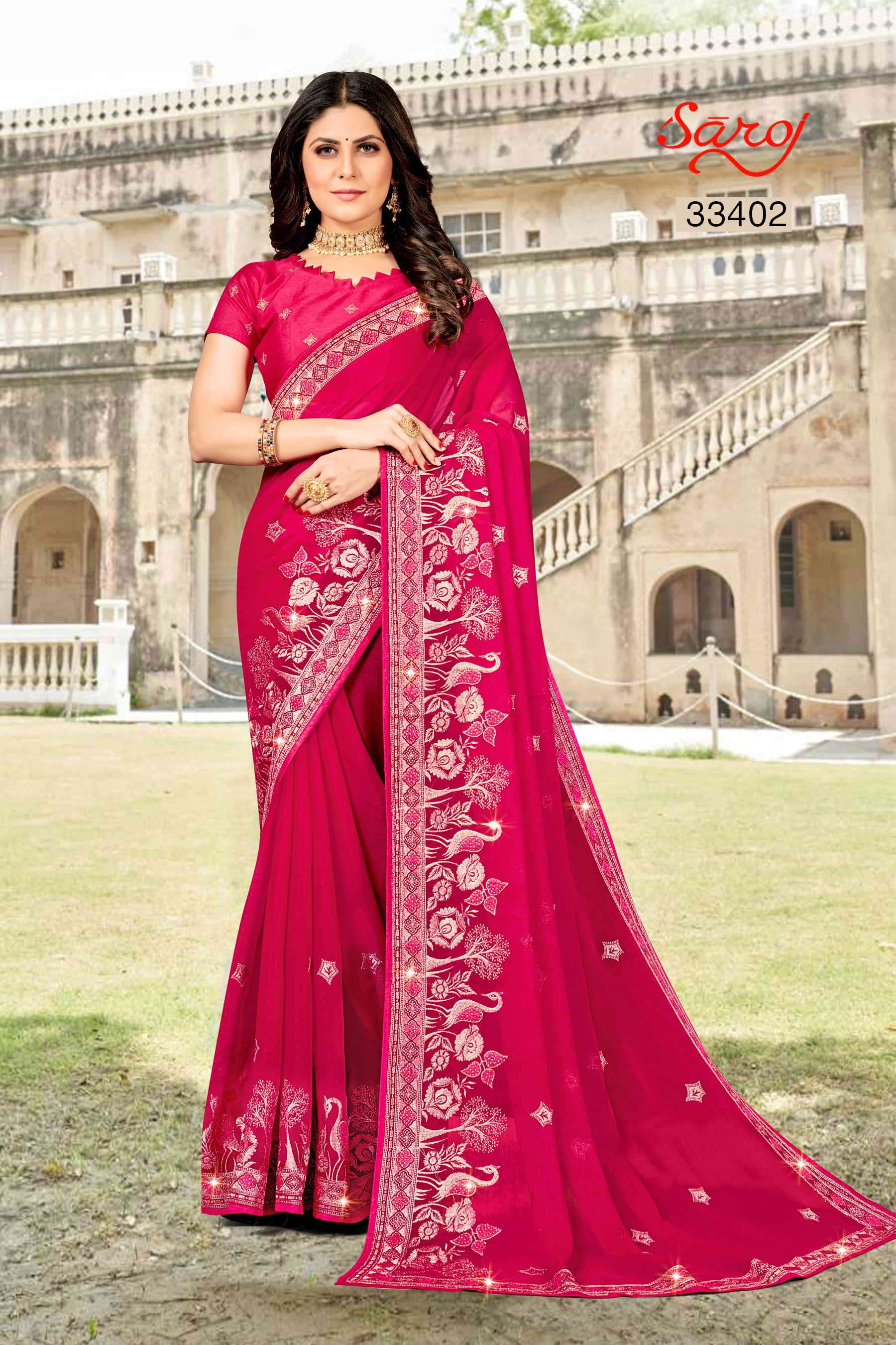 Saroj textile presents Sameera Designer sarees catalogue