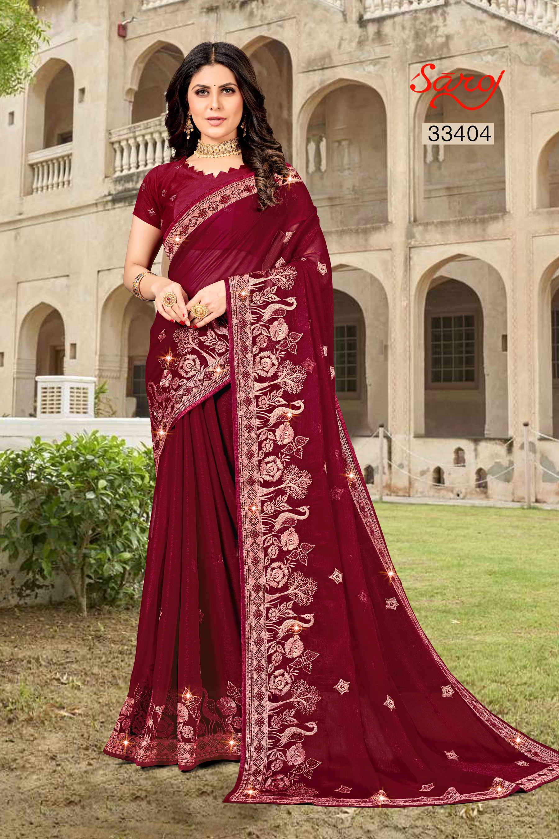 Saroj textile presents Sameera Designer sarees catalogue