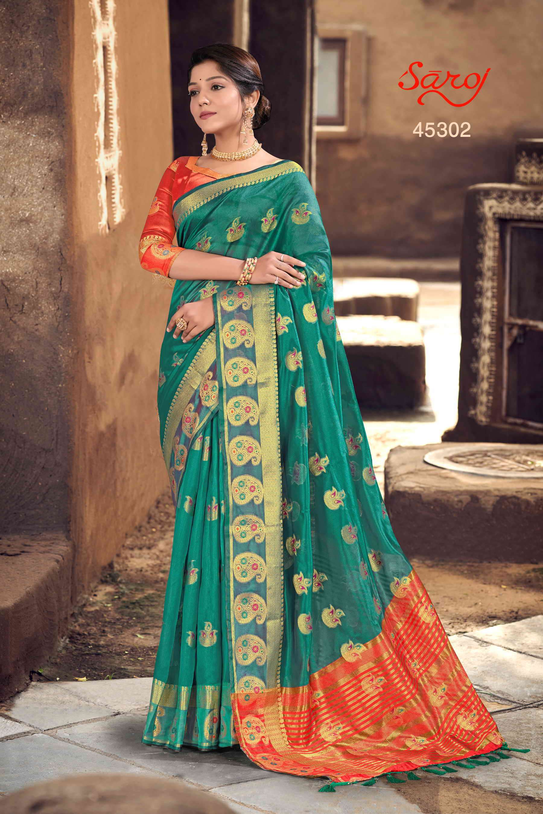 Saroj textile presents Shreekala Banarasi sarees catalogue
