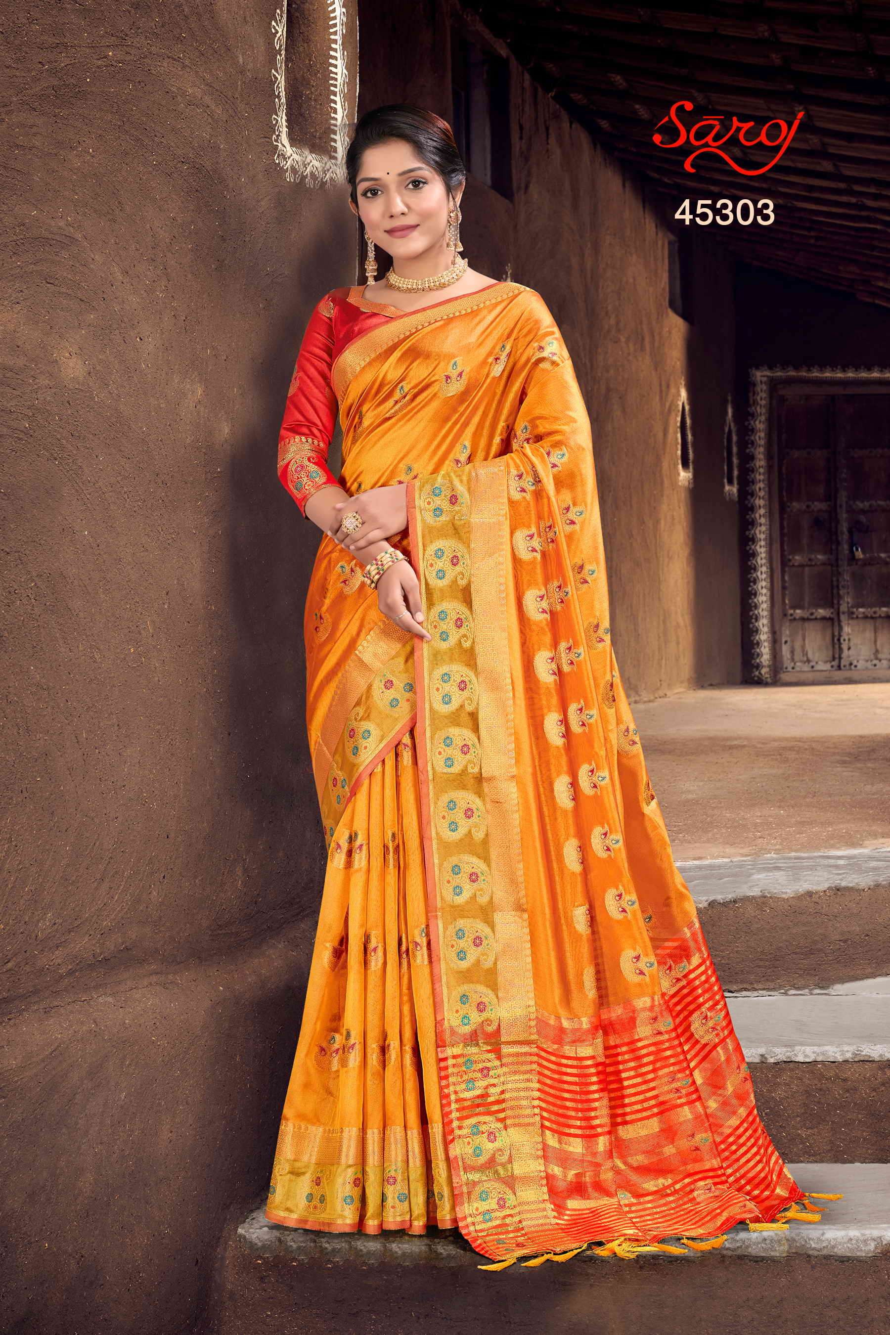 Saroj textile presents Shreekala Banarasi sarees catalogue