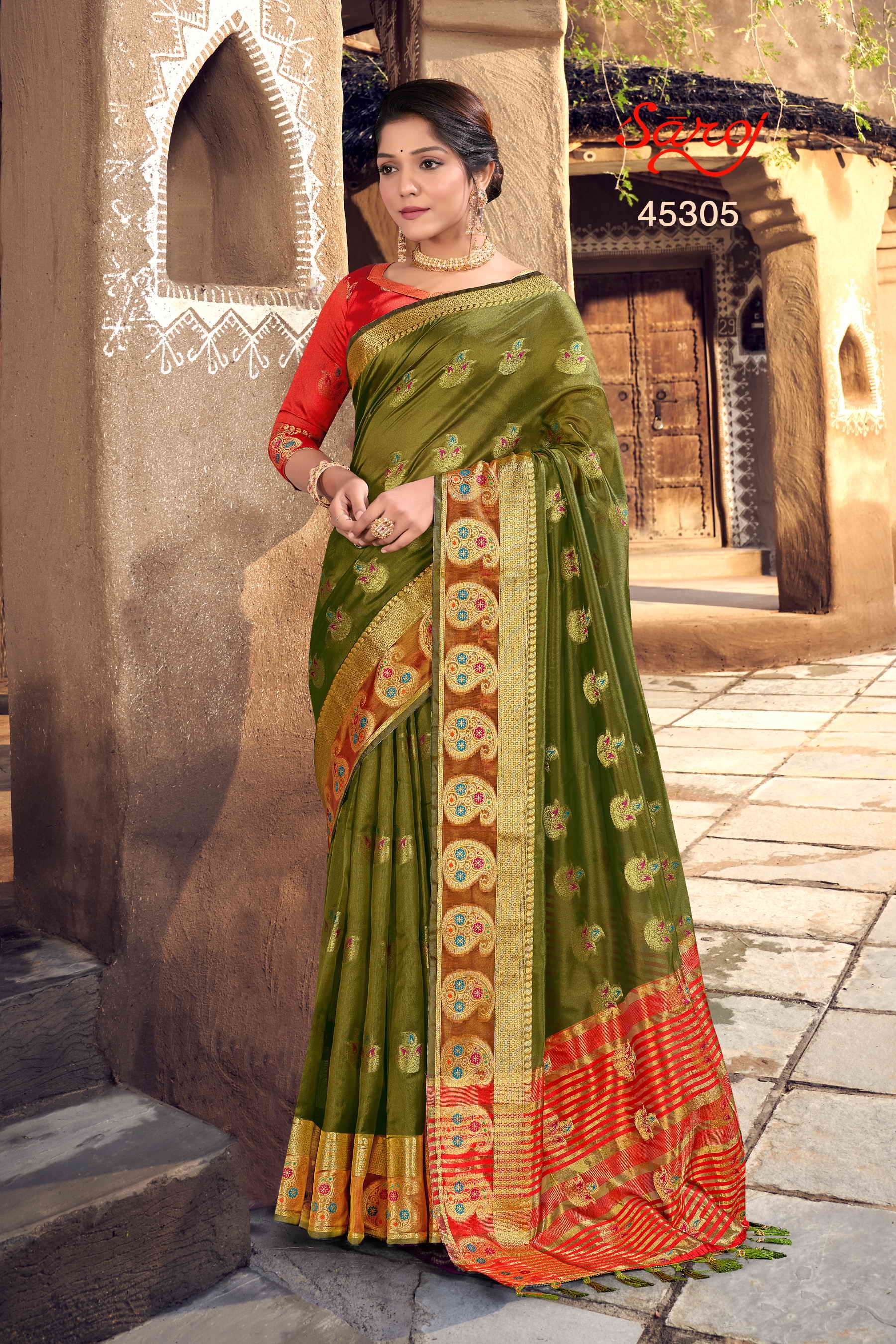 Saroj textile presents Shreekala Banarasi sarees catalogue