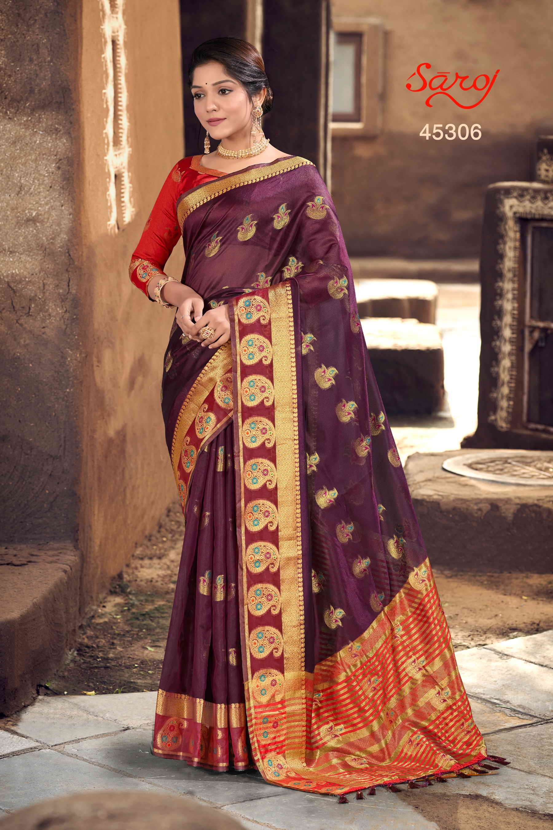 Saroj textile presents Shreekala Banarasi sarees catalogue