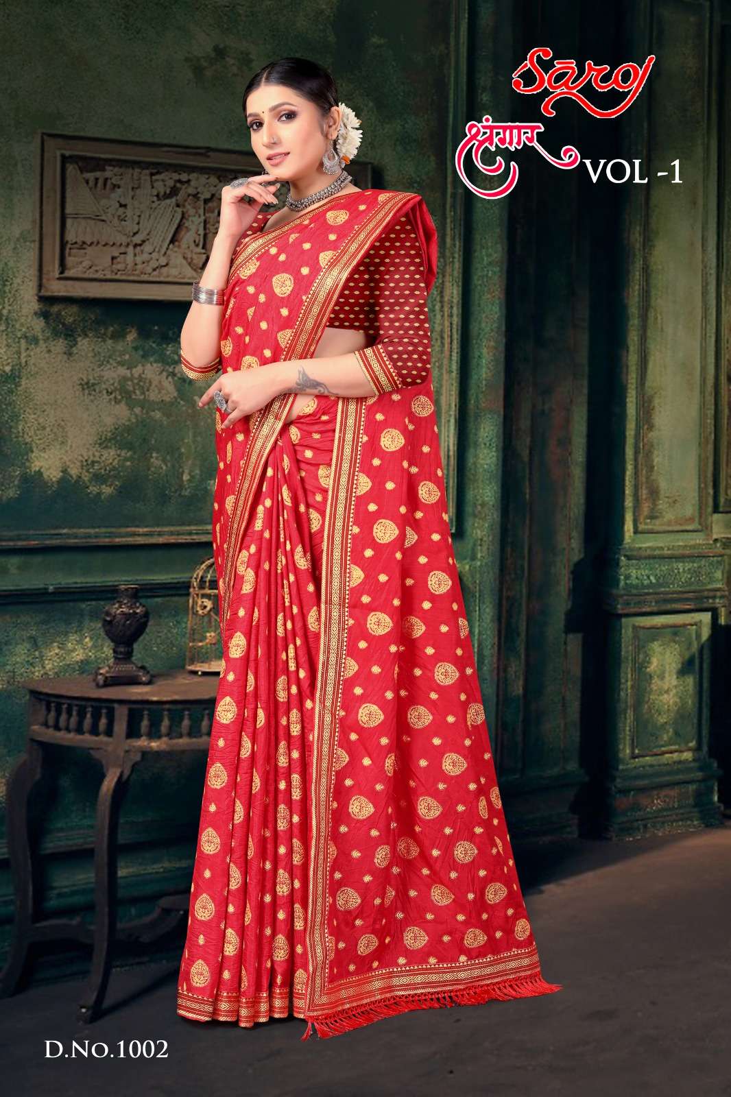 Saroj textile presents Shrungaar vol 1 casual sarees catalogue