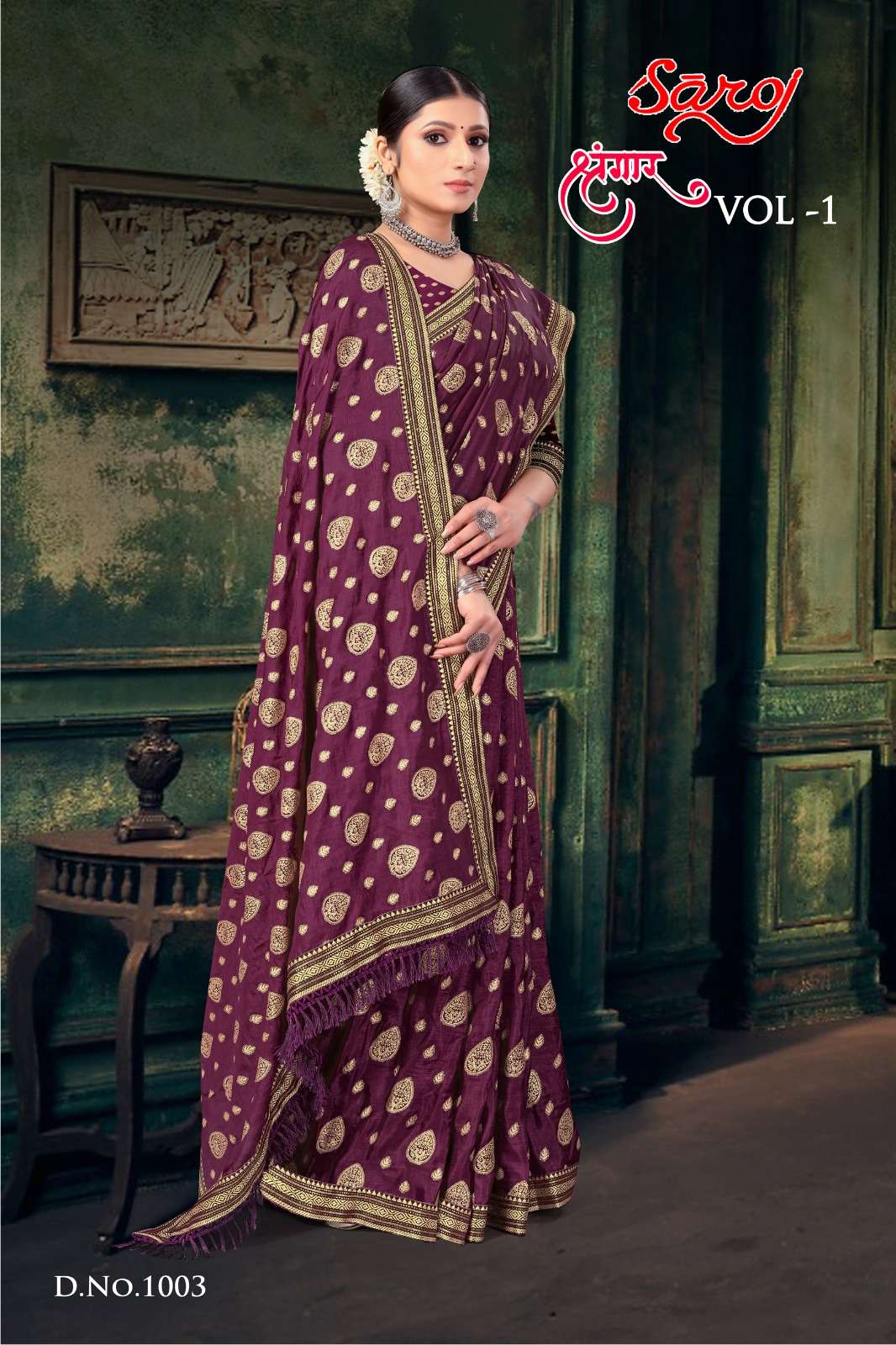 Saroj textile presents Shrungaar vol 1 casual sarees catalogue