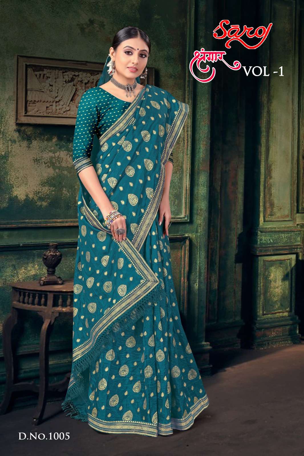 Saroj textile presents Shrungaar vol 1 casual sarees catalogue