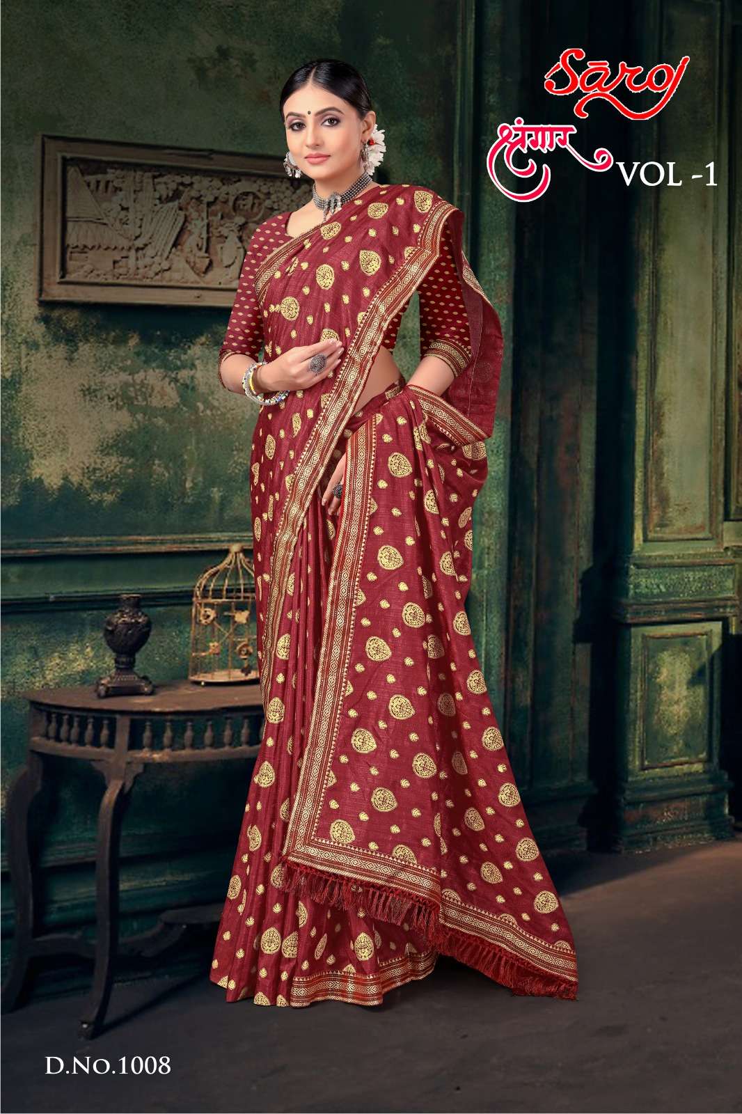 Saroj textile presents Shrungaar vol 1 casual sarees catalogue