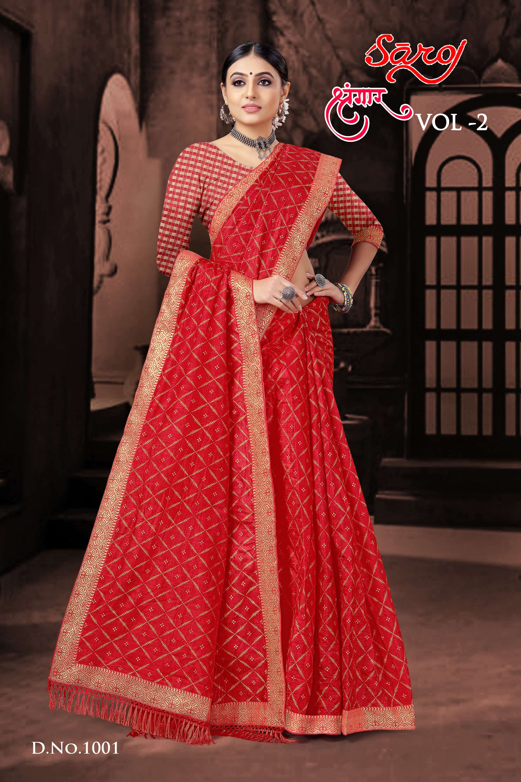 Saroj textile presents Shrungaar vol 2 casual sarees catalogue