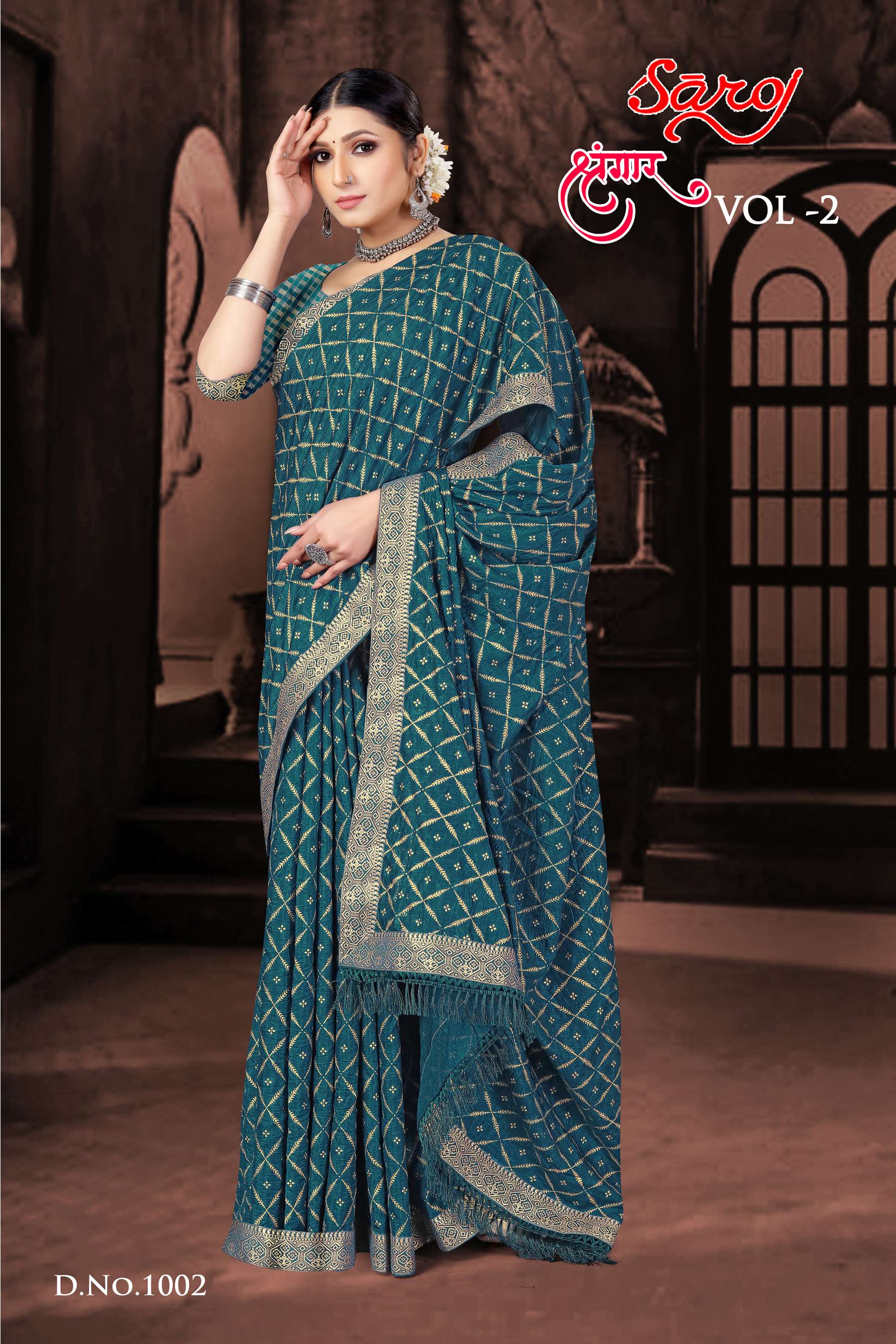 Saroj textile presents Shrungaar vol 2 casual sarees catalogue