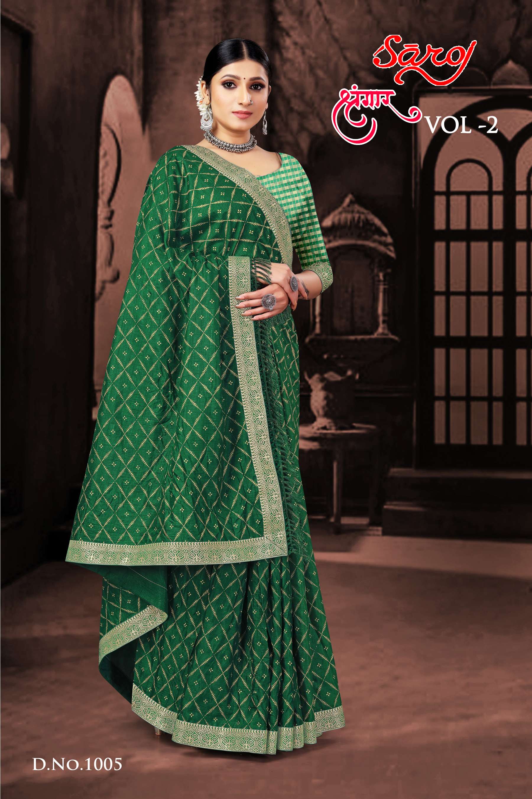 Saroj textile presents Shrungaar vol 2 casual sarees catalogue