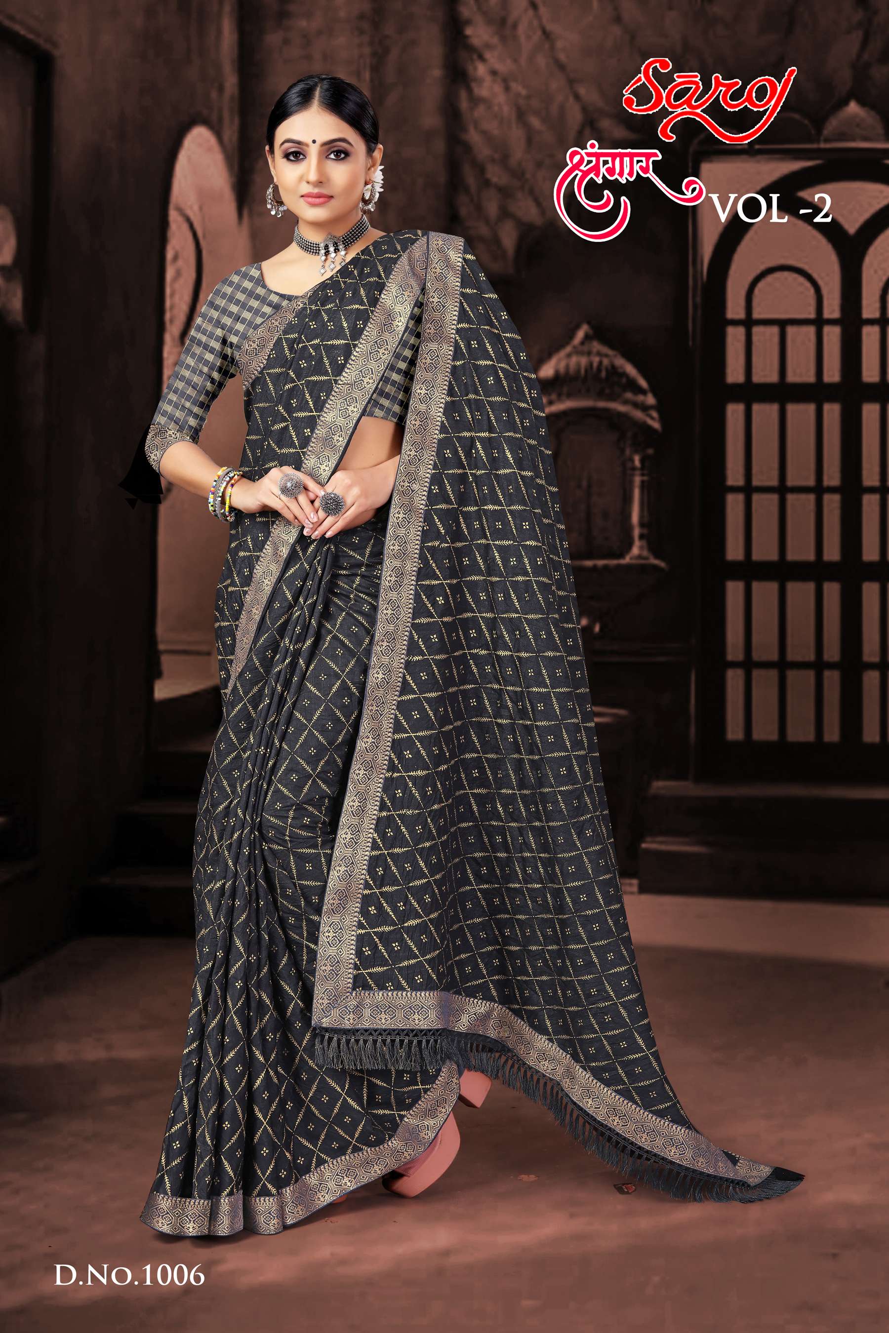 Saroj textile presents Shrungaar vol 2 casual sarees catalogue